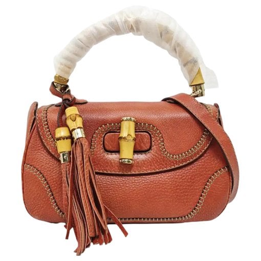 Leather handbag