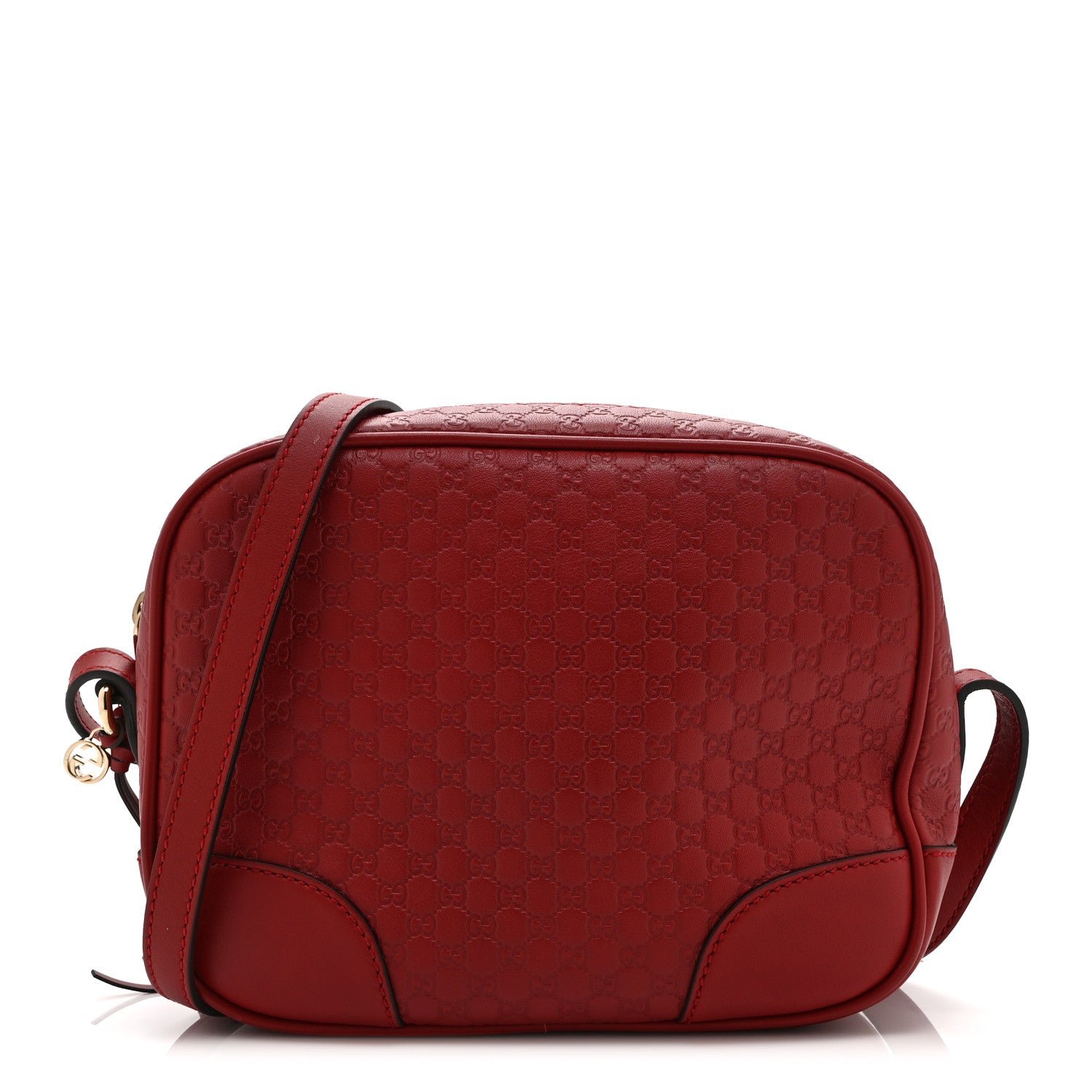 Gucci Microguccissima Mini Bree Messenger Bag Red