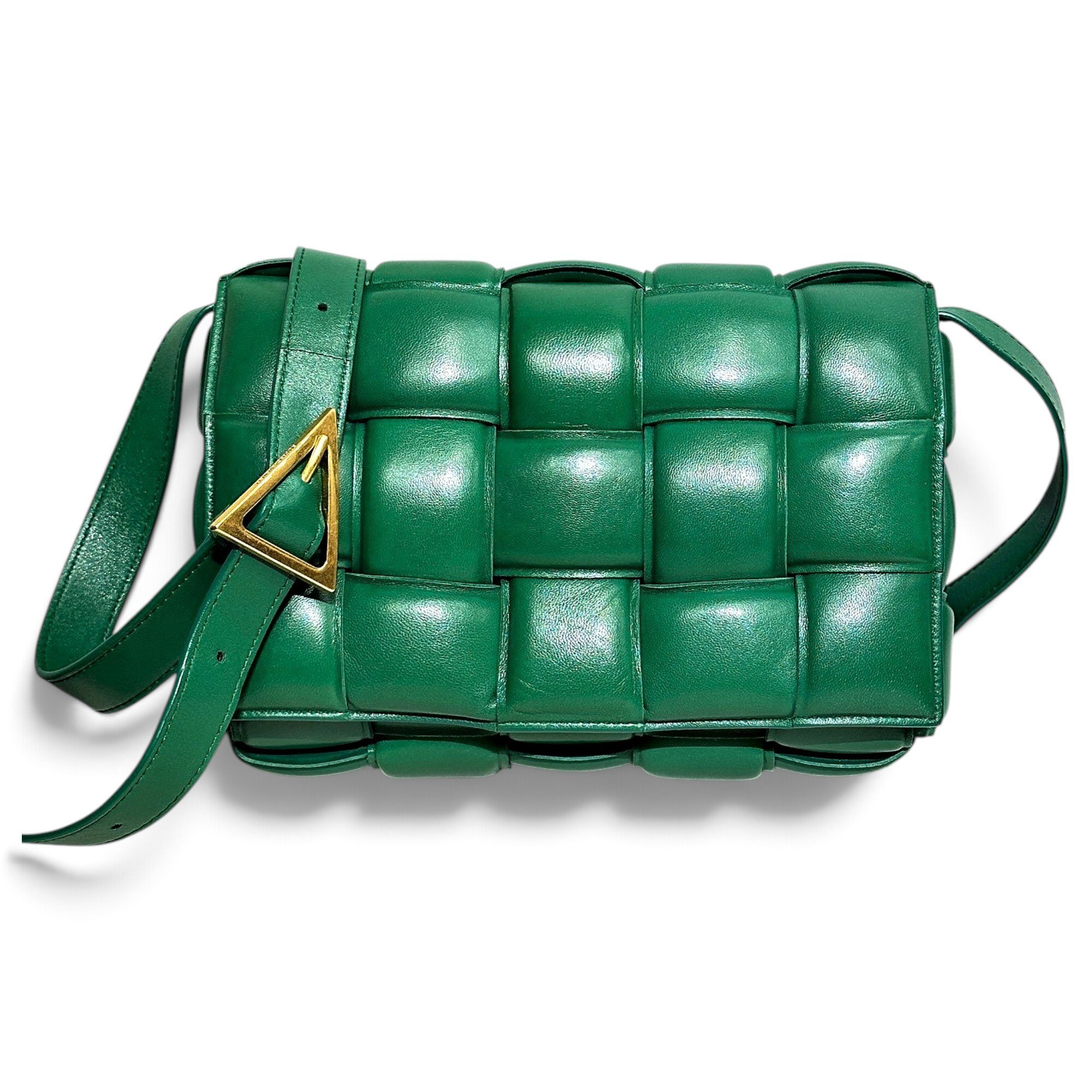 Cassette Padded leather handbag