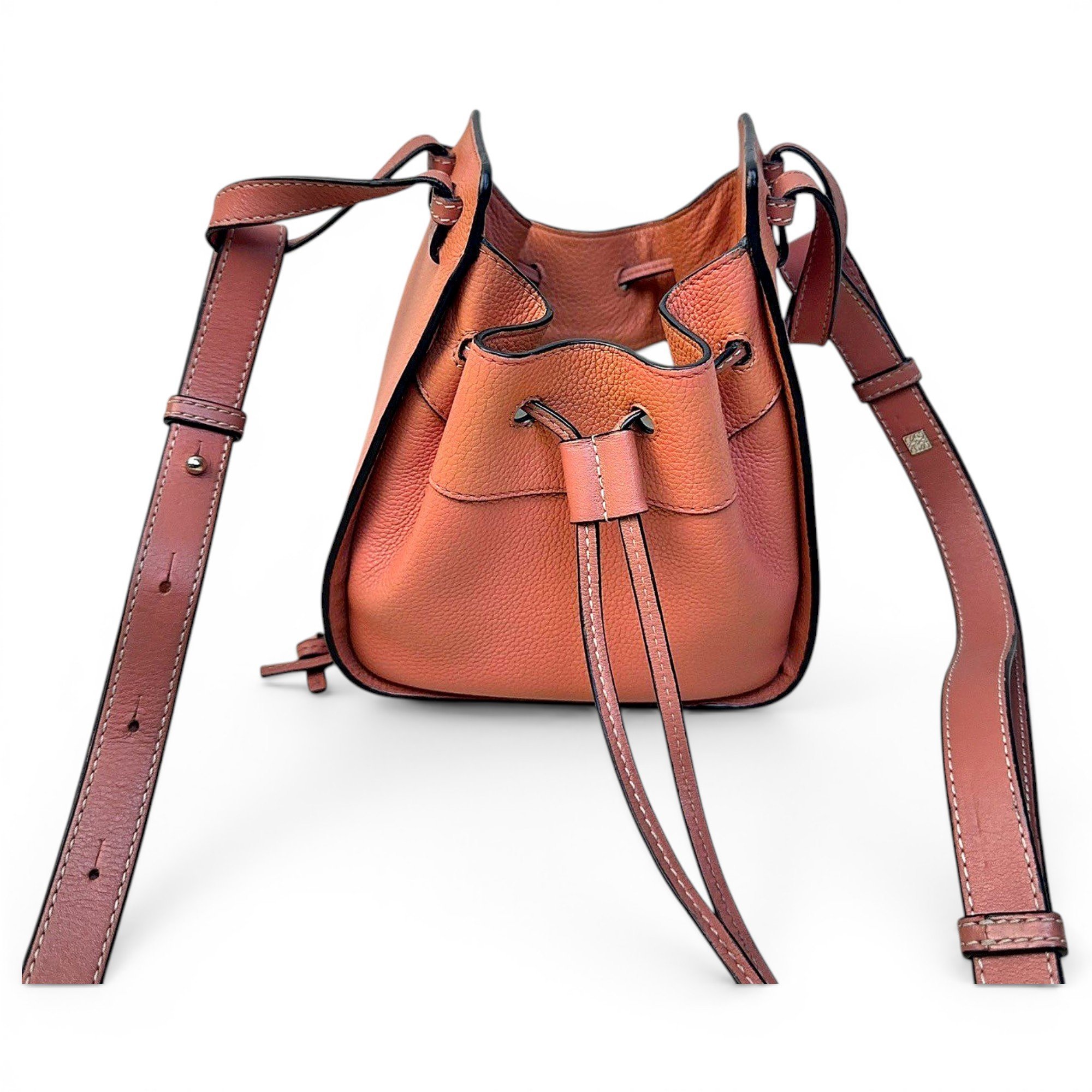 Hammock leather handbag