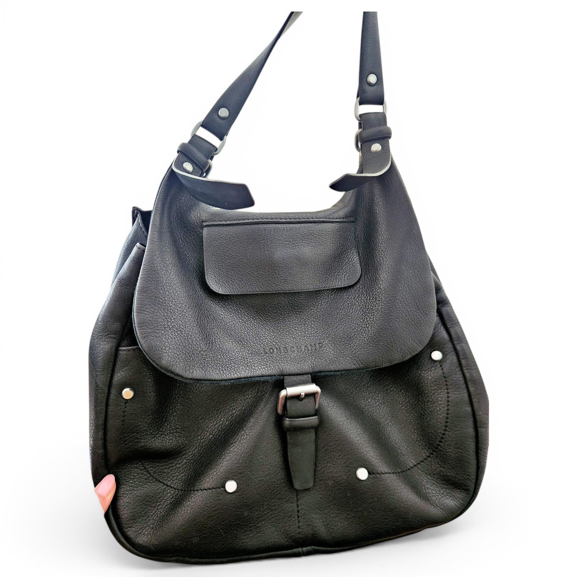 Leather crossbody bag