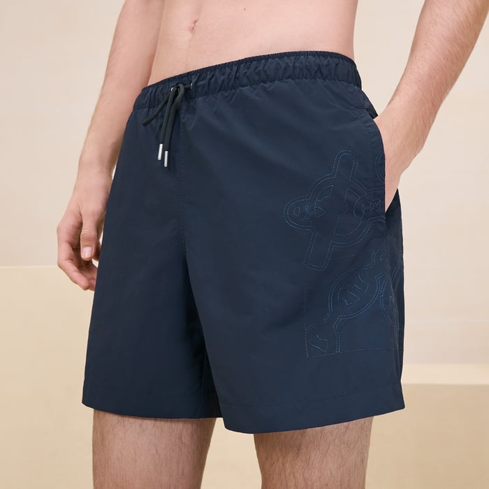 Marine "Metallerie Au Carre" Swim Trunks