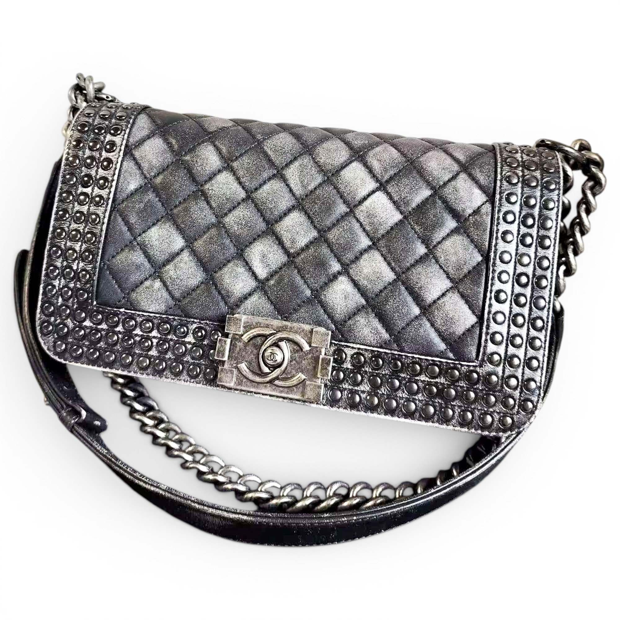 Boy leather crossbody bag