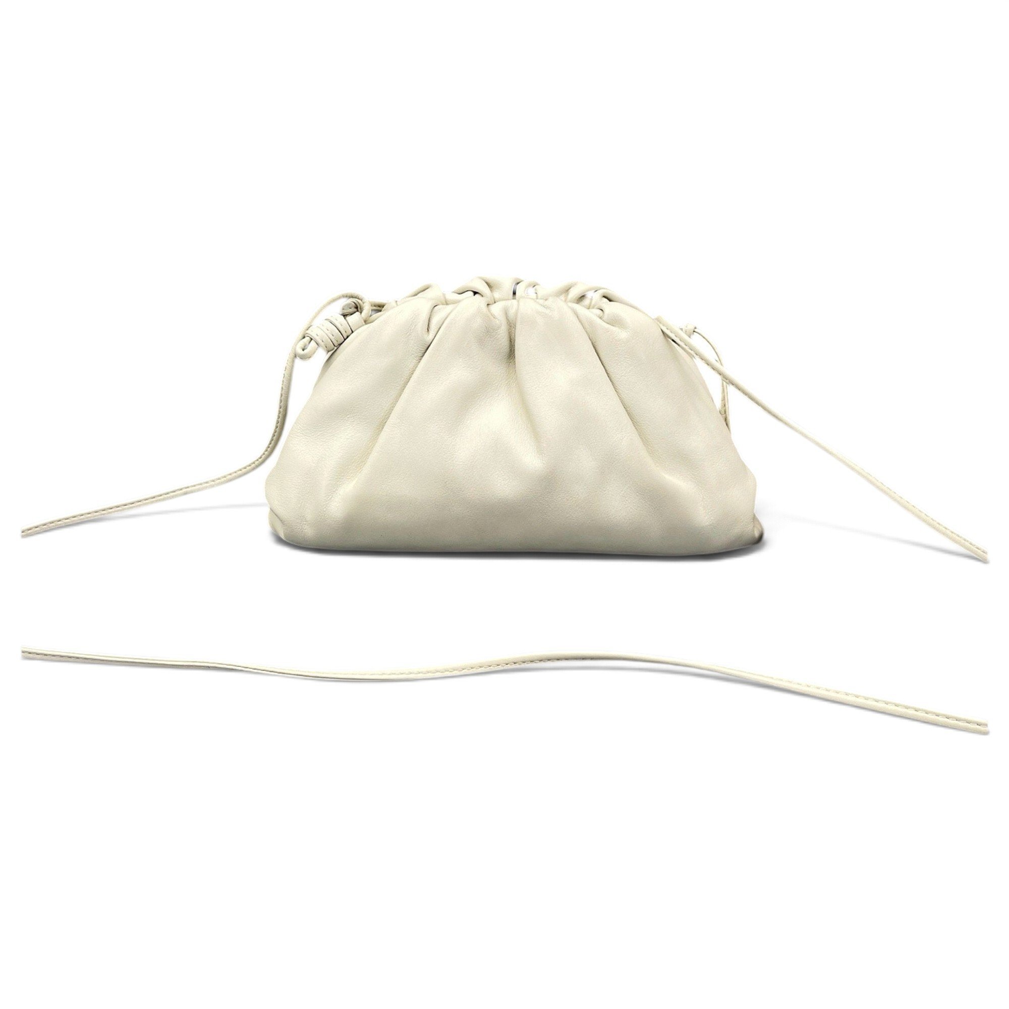 Pouch leather crossbody bag