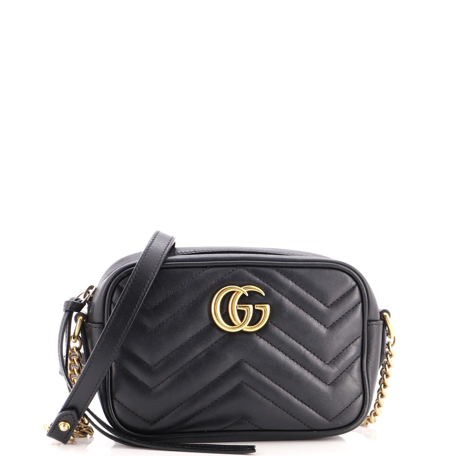 Gucci GG Marmont Shoulder Bag Matelasse Leather Mini