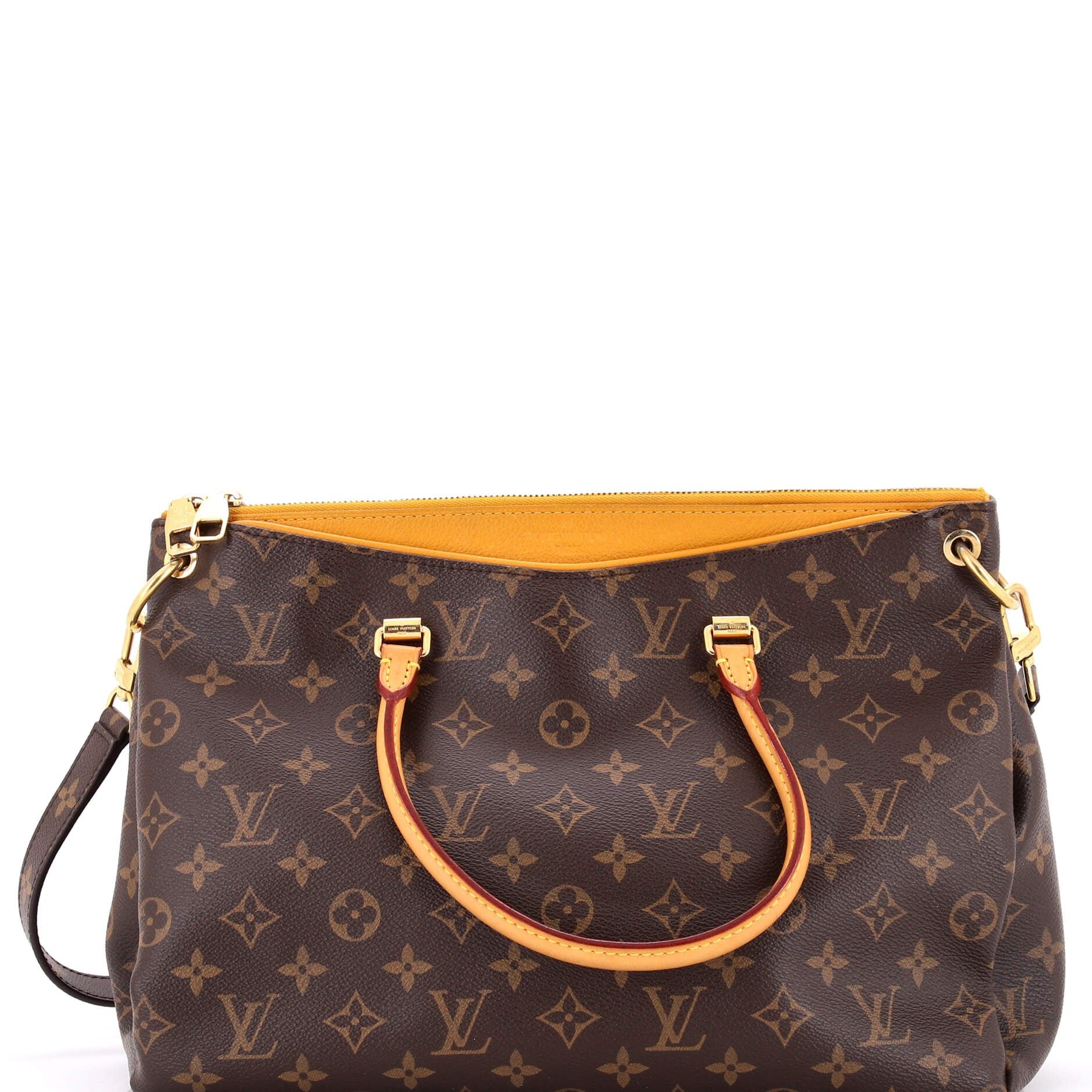 Pallas Tote Monogram Canvas with Leather