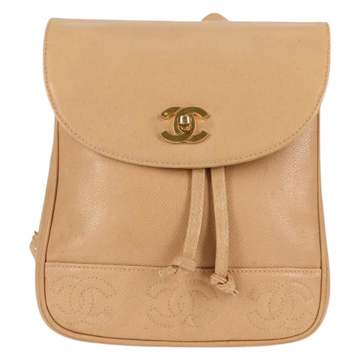 Pony-style calfskin backpack