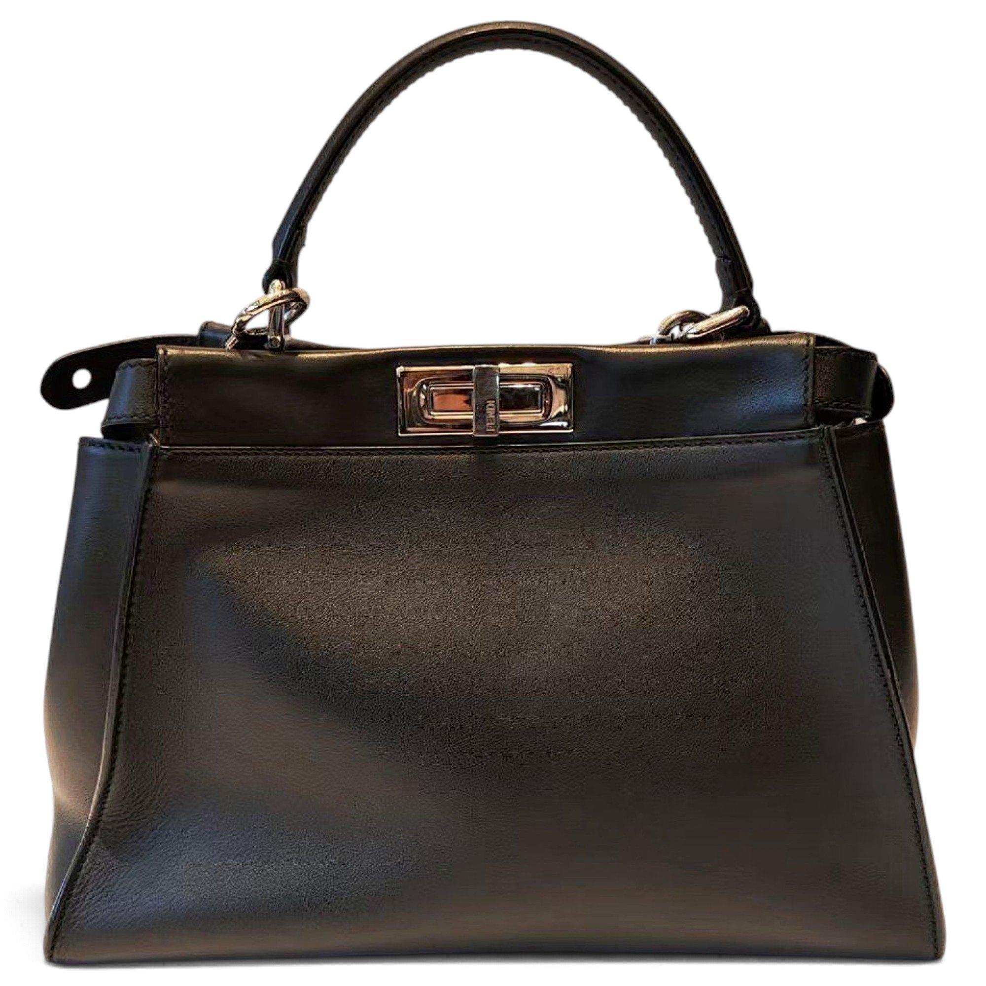 Peekaboo leather handbag