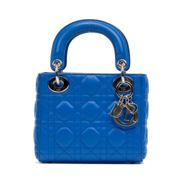 Leather Mini Lady Dior