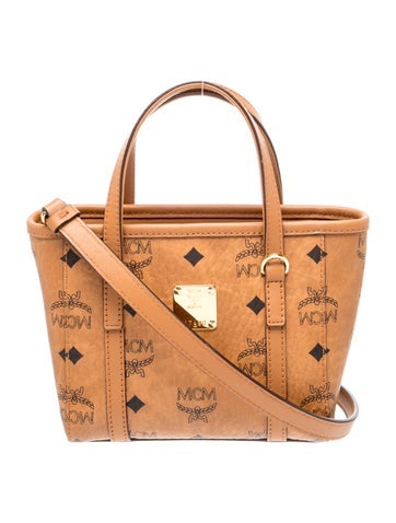 MCM Monogram Top Handle Bag