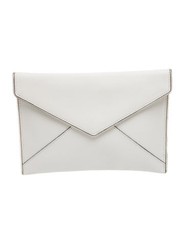 Saffiano Leather Clutch
