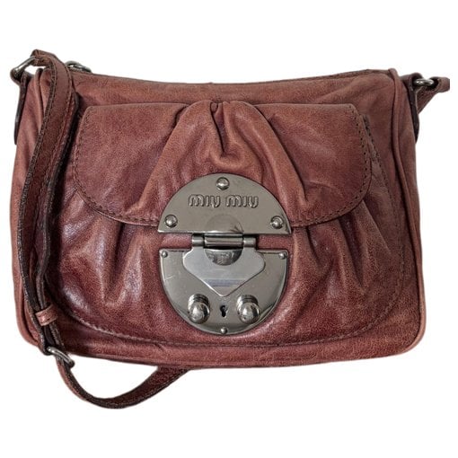 Leather crossbody bag