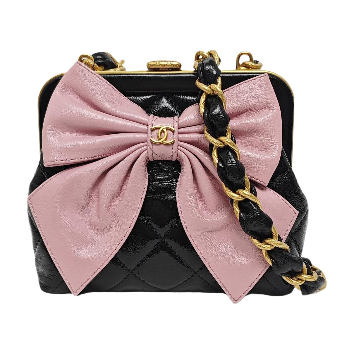 Patent leather crossbody bag