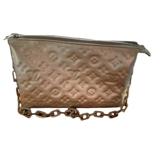 Coussin leather crossbody bag