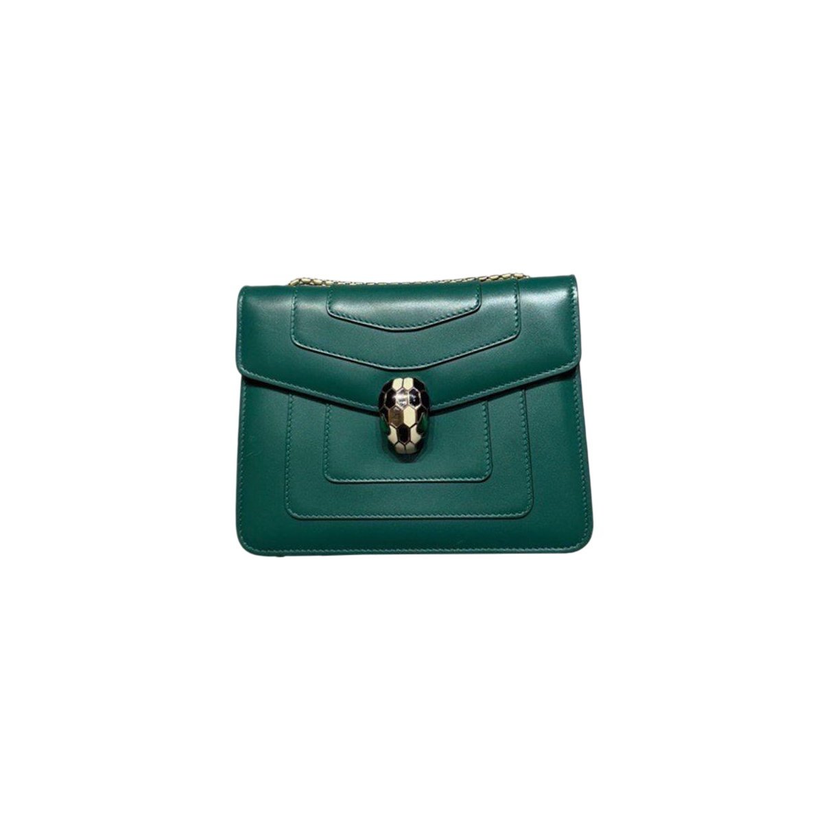 Serpenti leather handbag