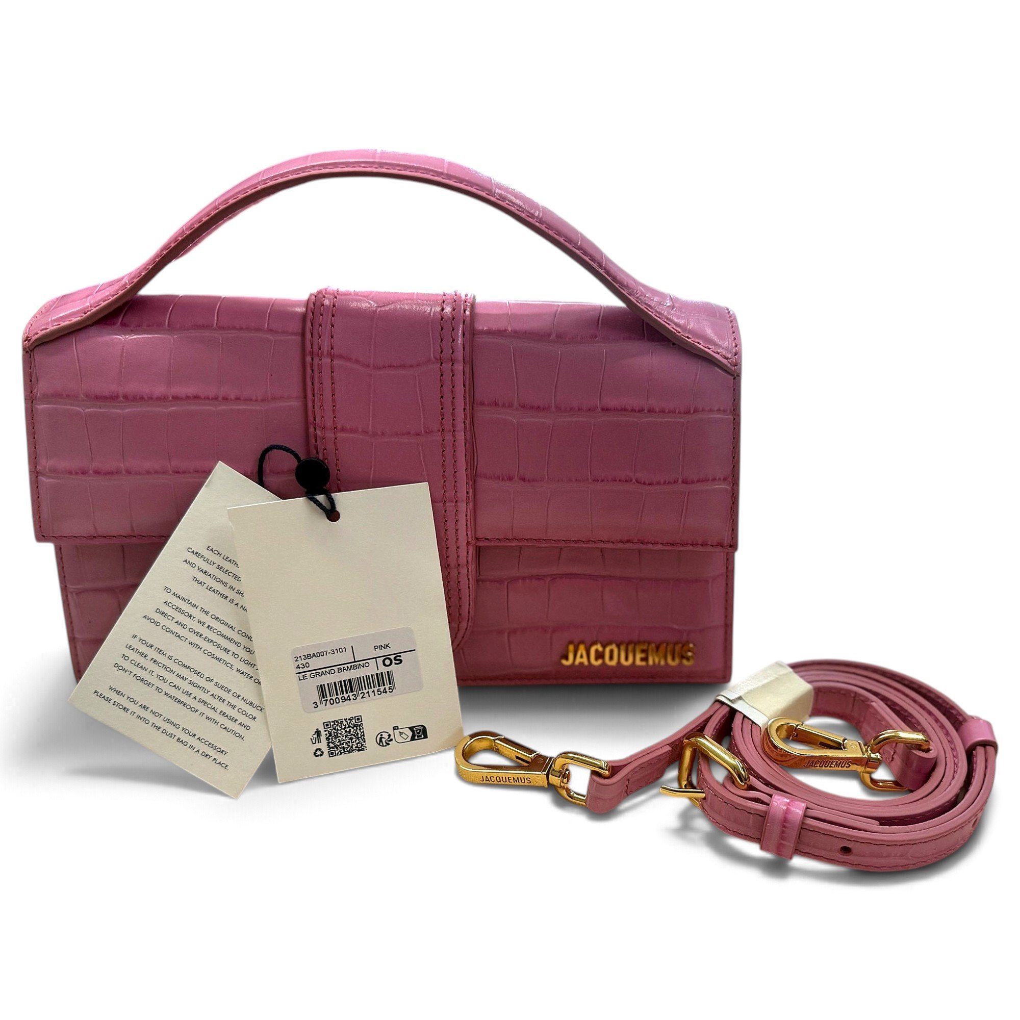 Jacquemus Le Grand Bambino leather crossbody bag