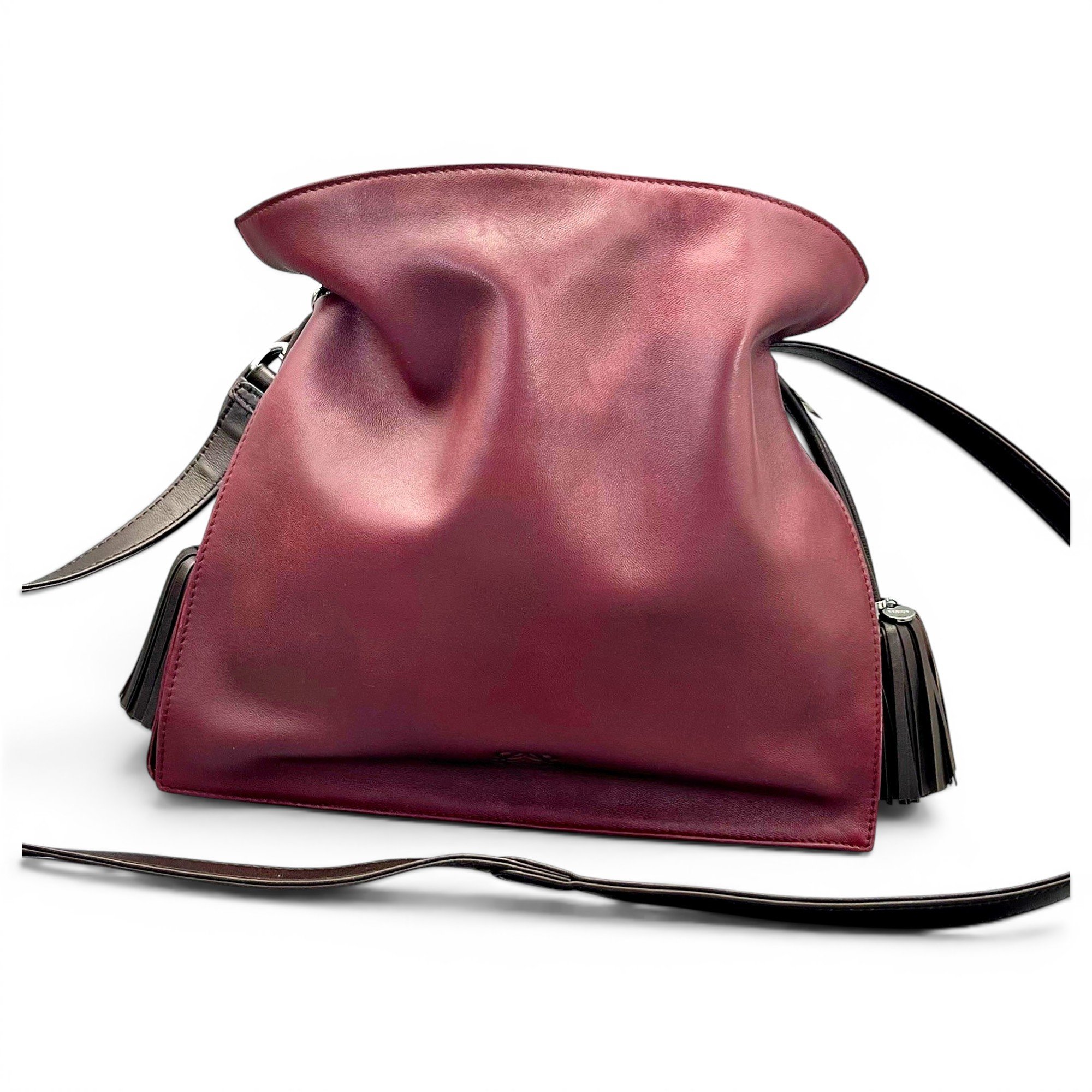 Flamenco leather handbag