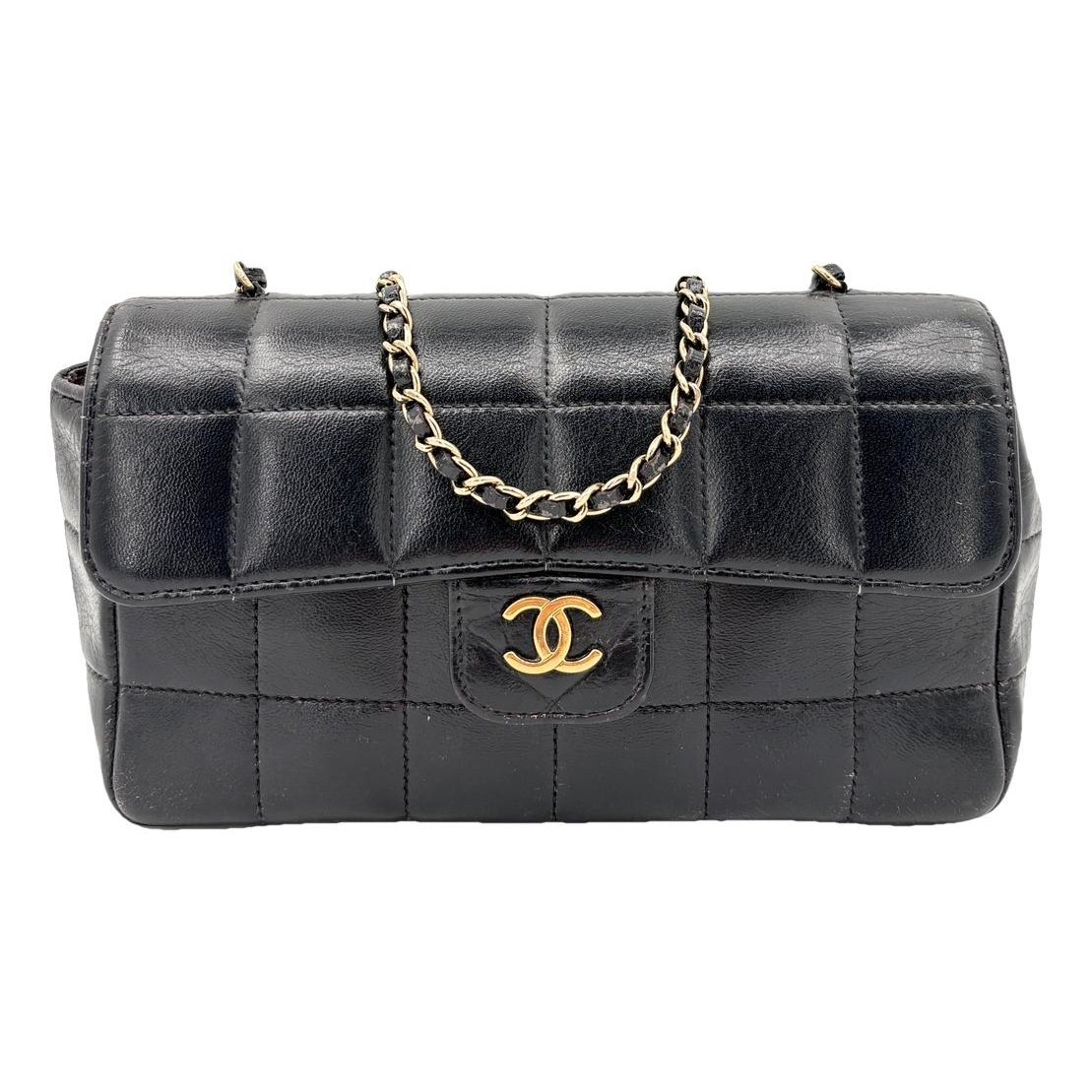 East West Chocolate Bar leather handbag