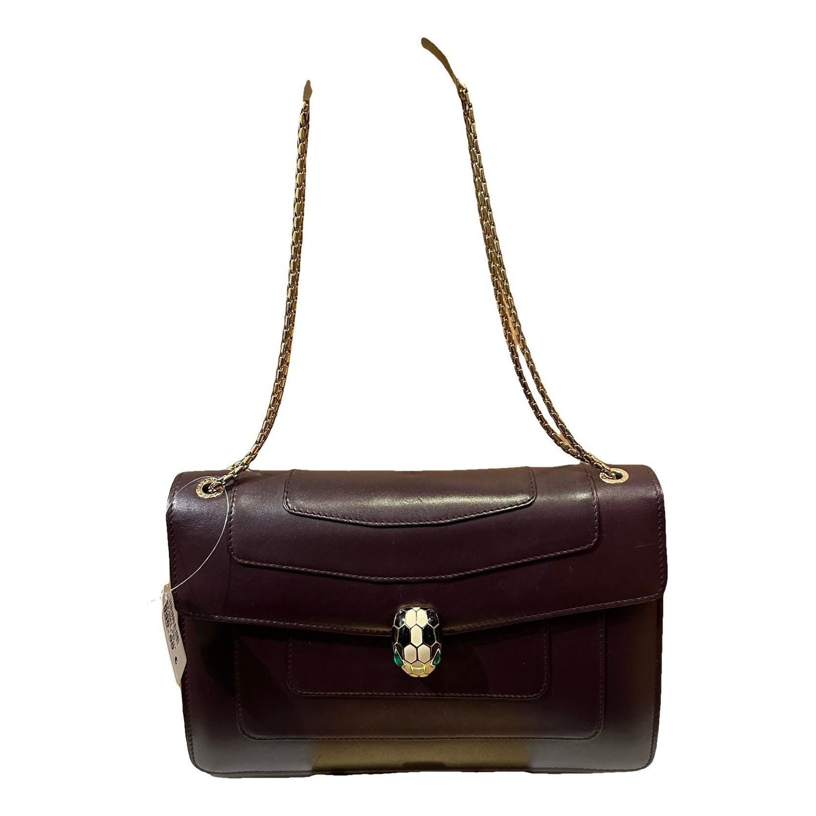 Serpenti leather handbag
