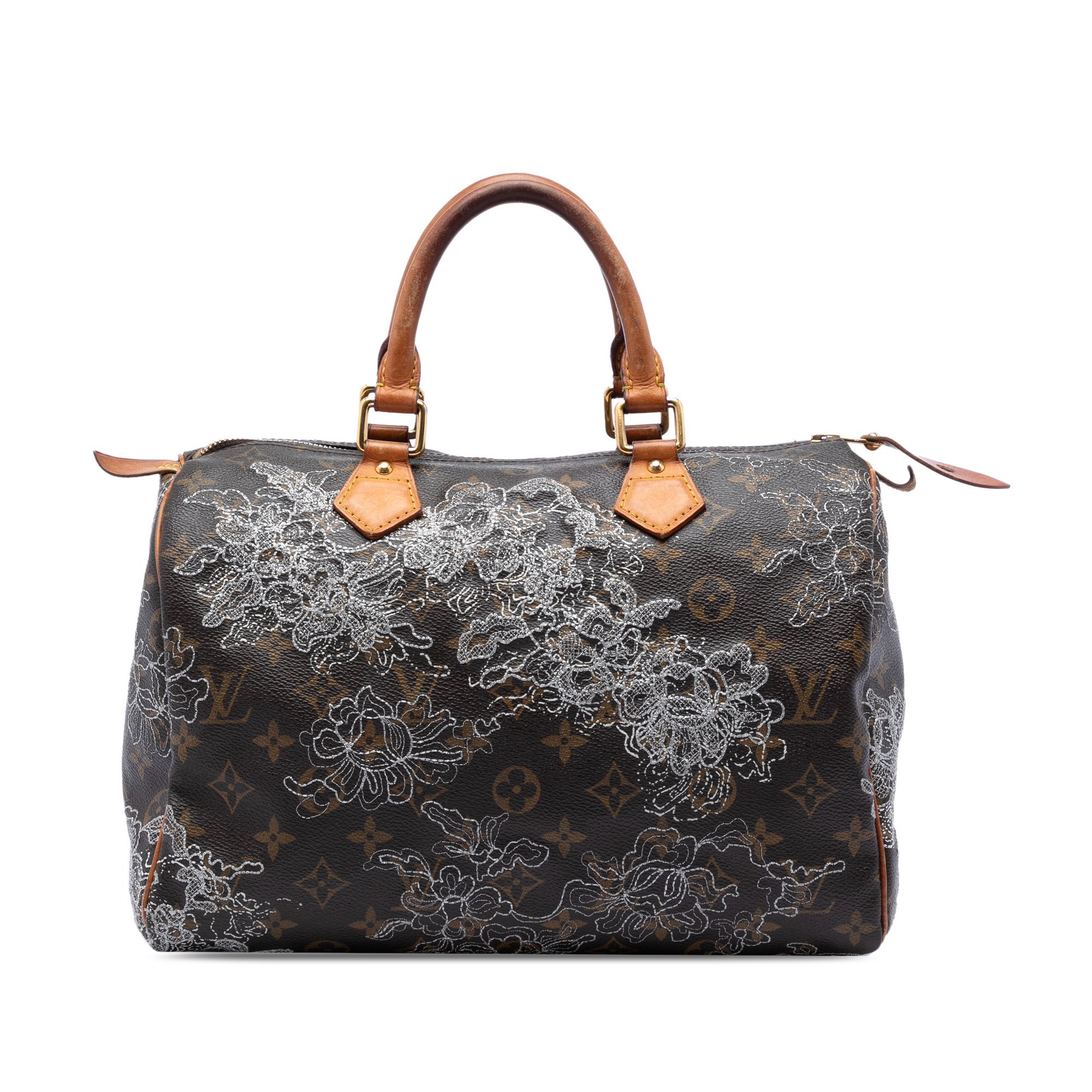 Speedy leather handbag