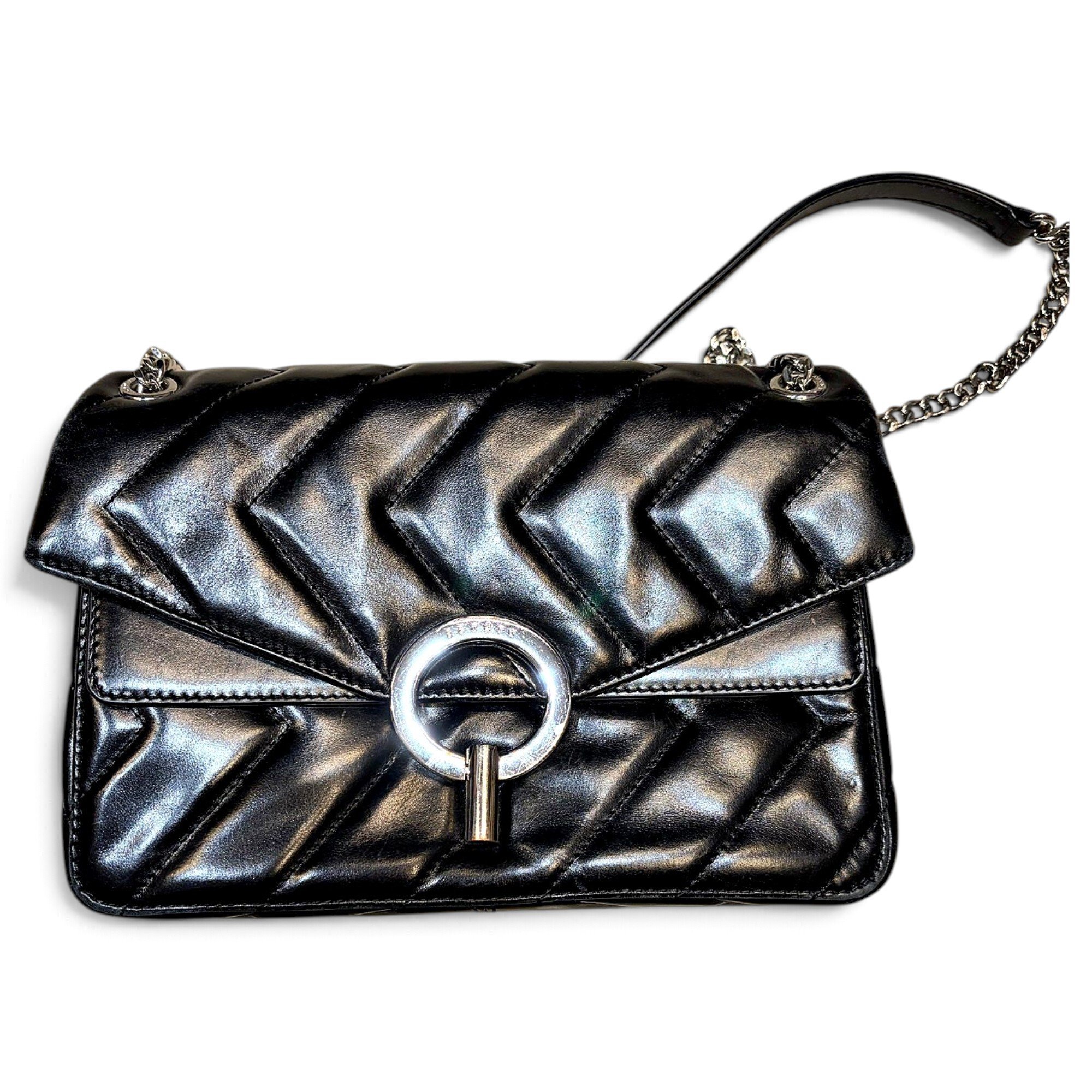 Yza leather handbag