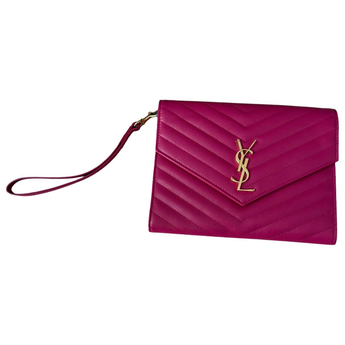 Cassandre leather clutch bag