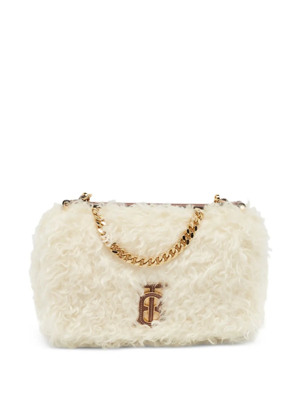 Lola shearling top handle bag