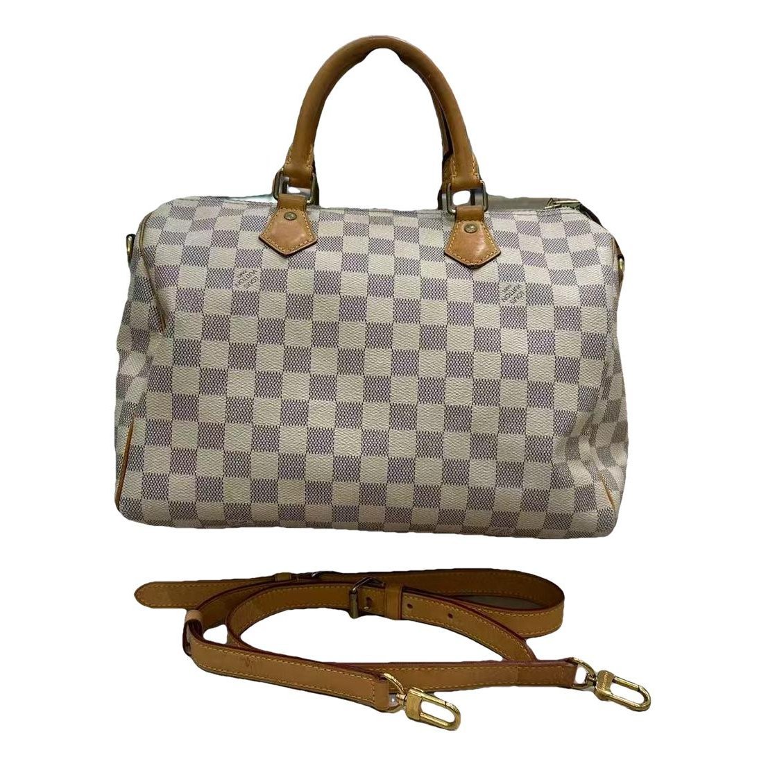 Speedy leather handbag