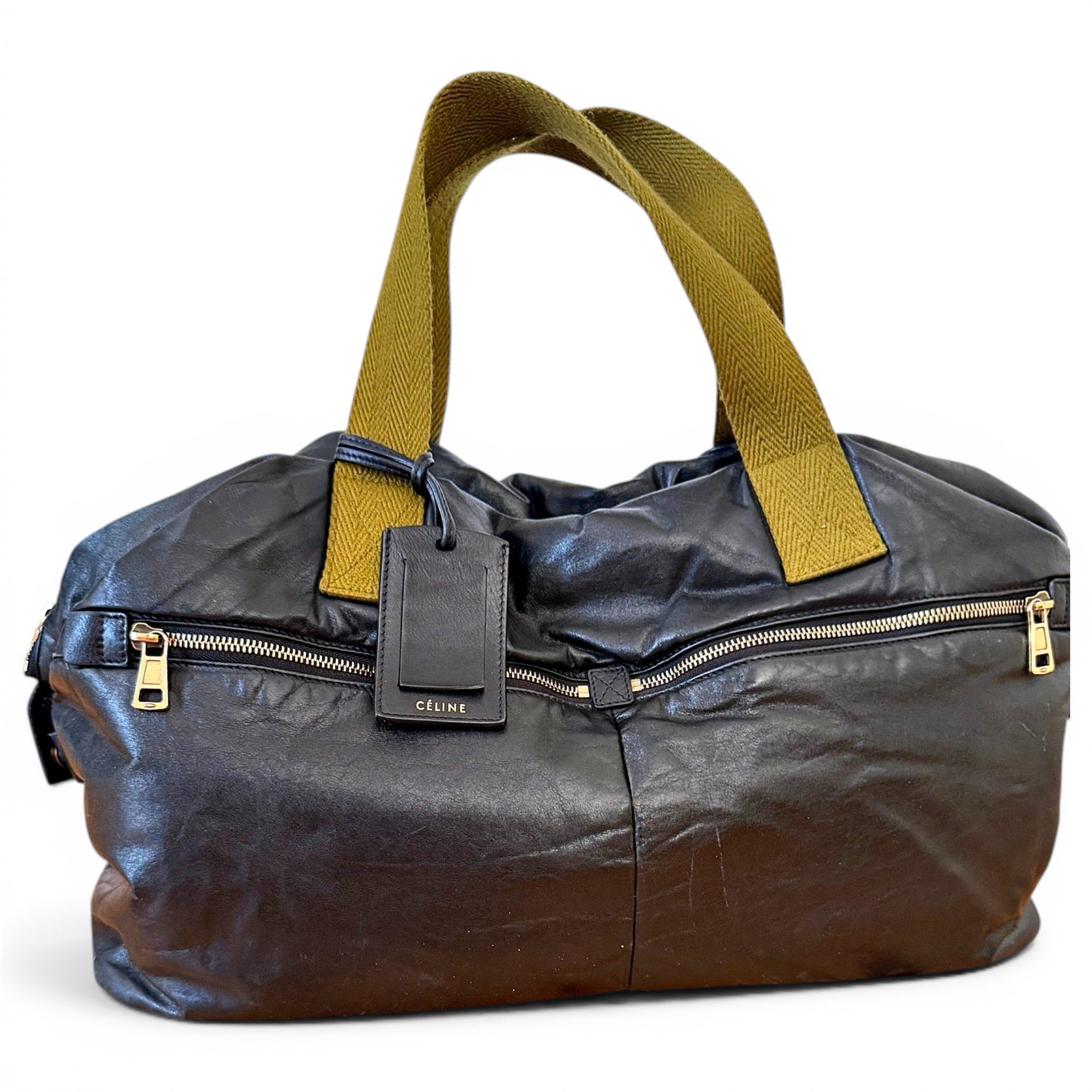 Leather handbag