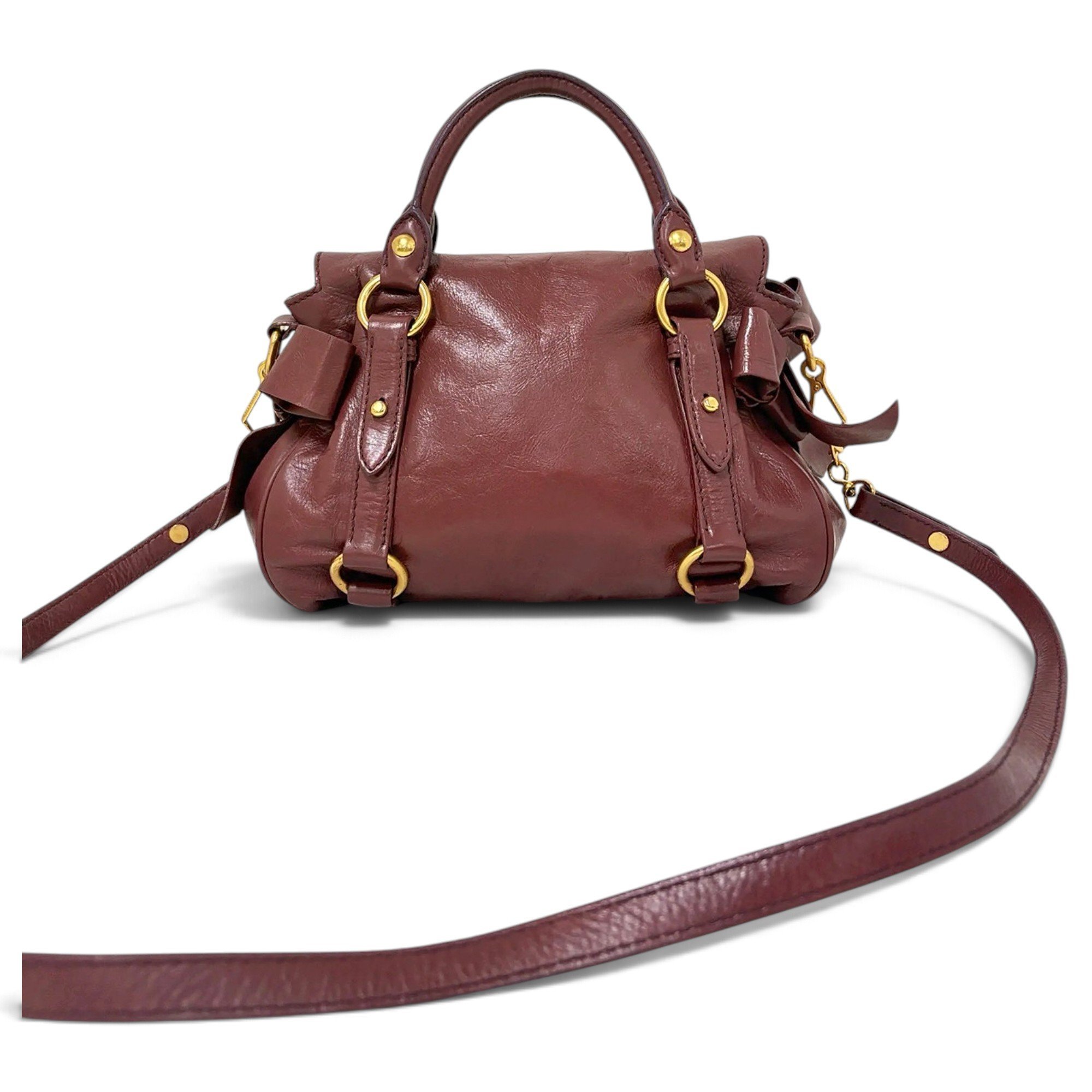 Vitello leather crossbody bag