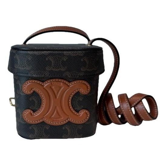 Triomphe leather handbag