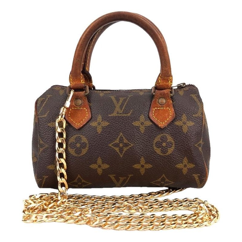 Louis Vuitton Nano Speedy / Mini HL cloth handbag