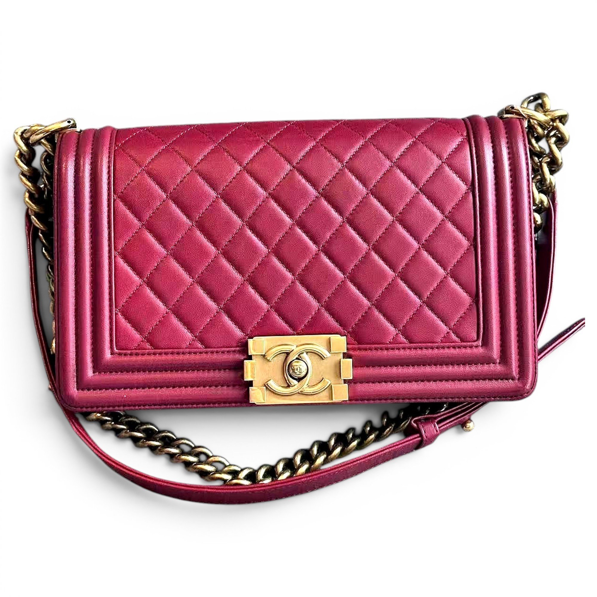 Boy leather crossbody bag