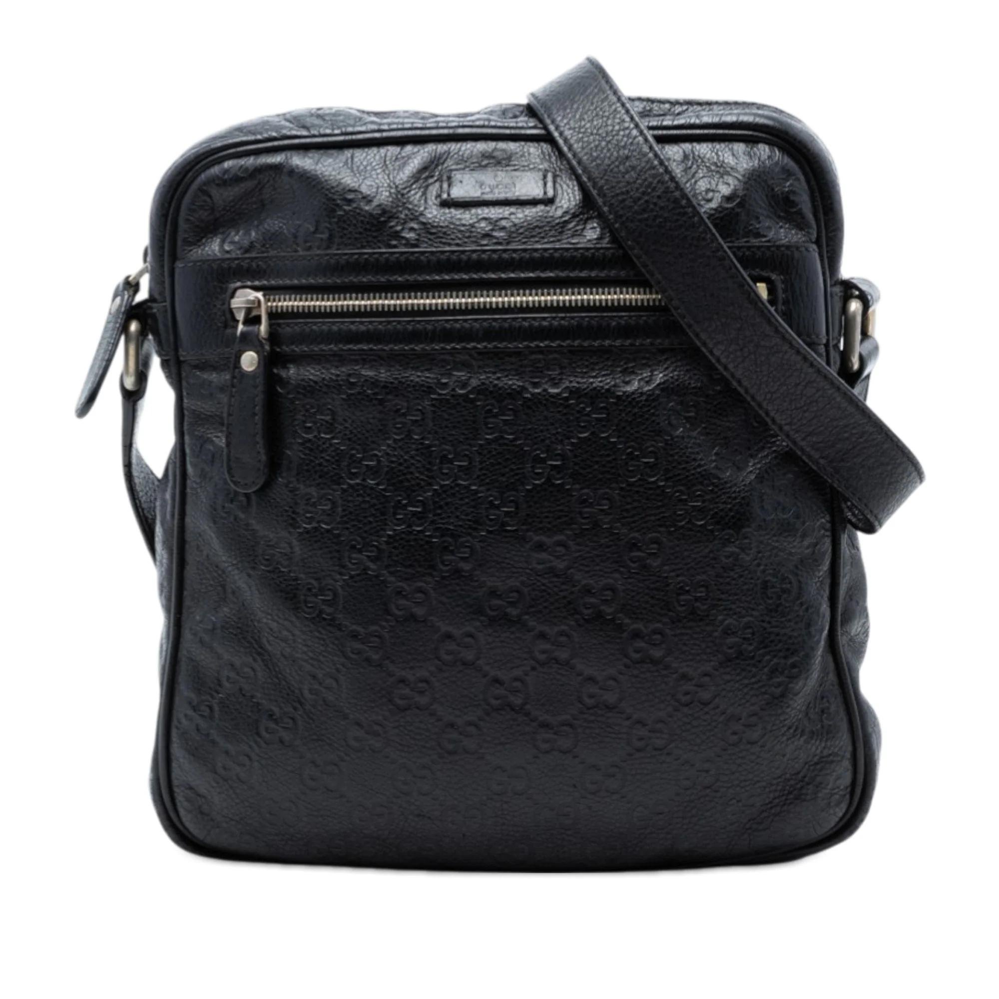 Leather crossbody bag