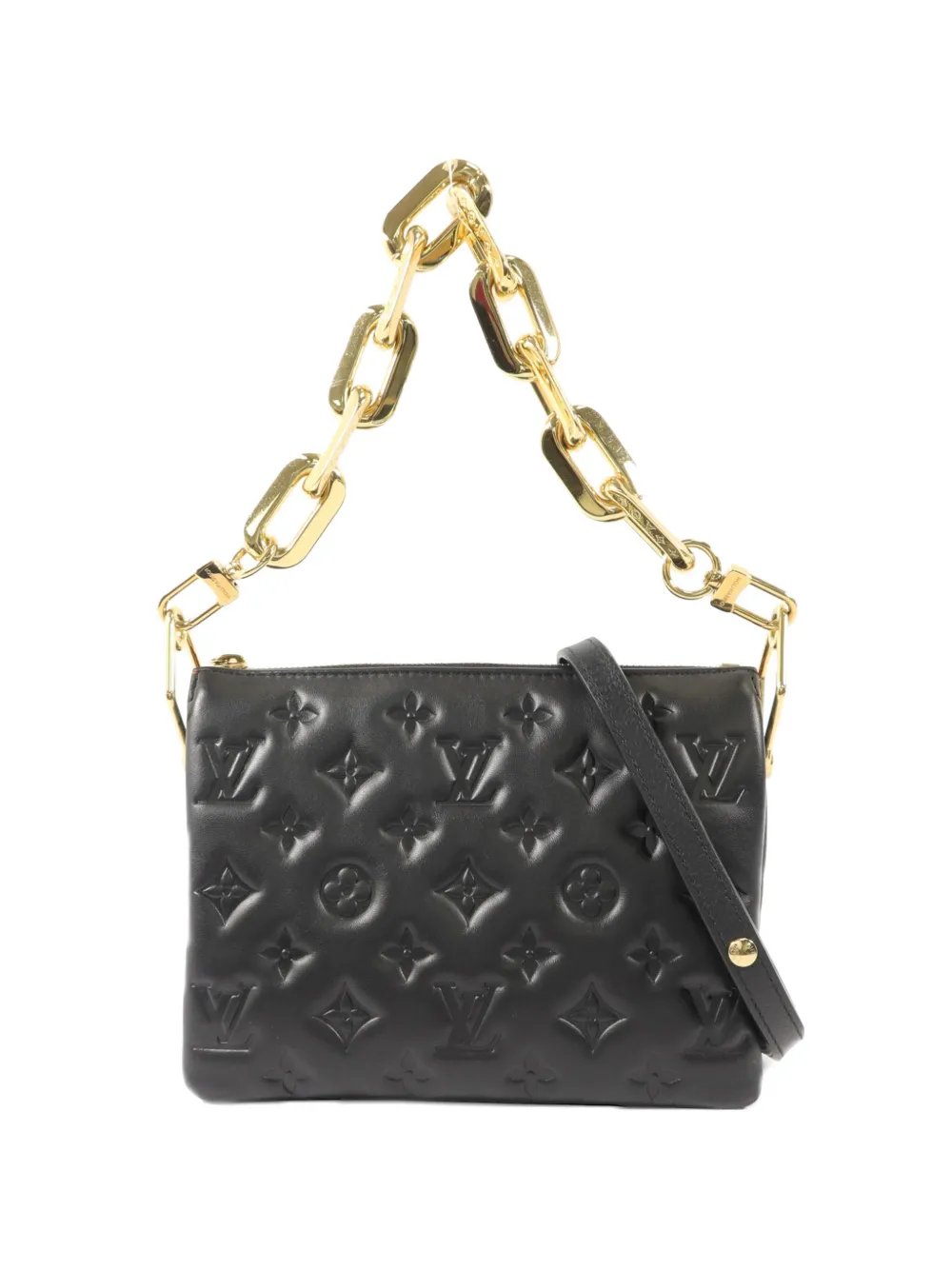 Coussin BB Monogram embossed shoulder bag
