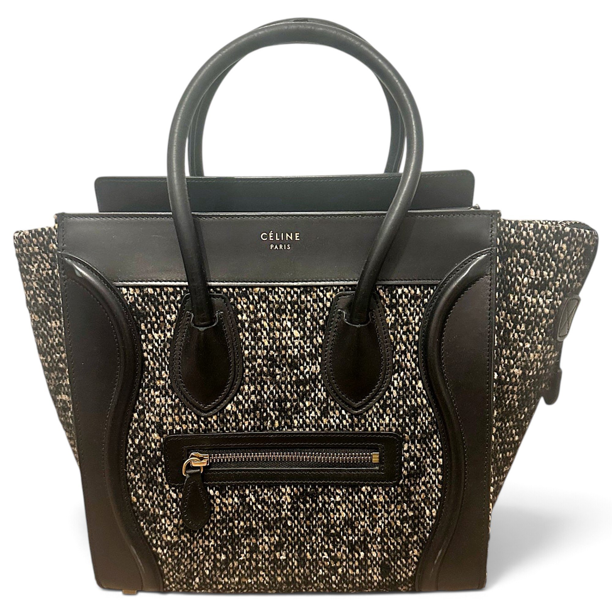 Luggage leather tote