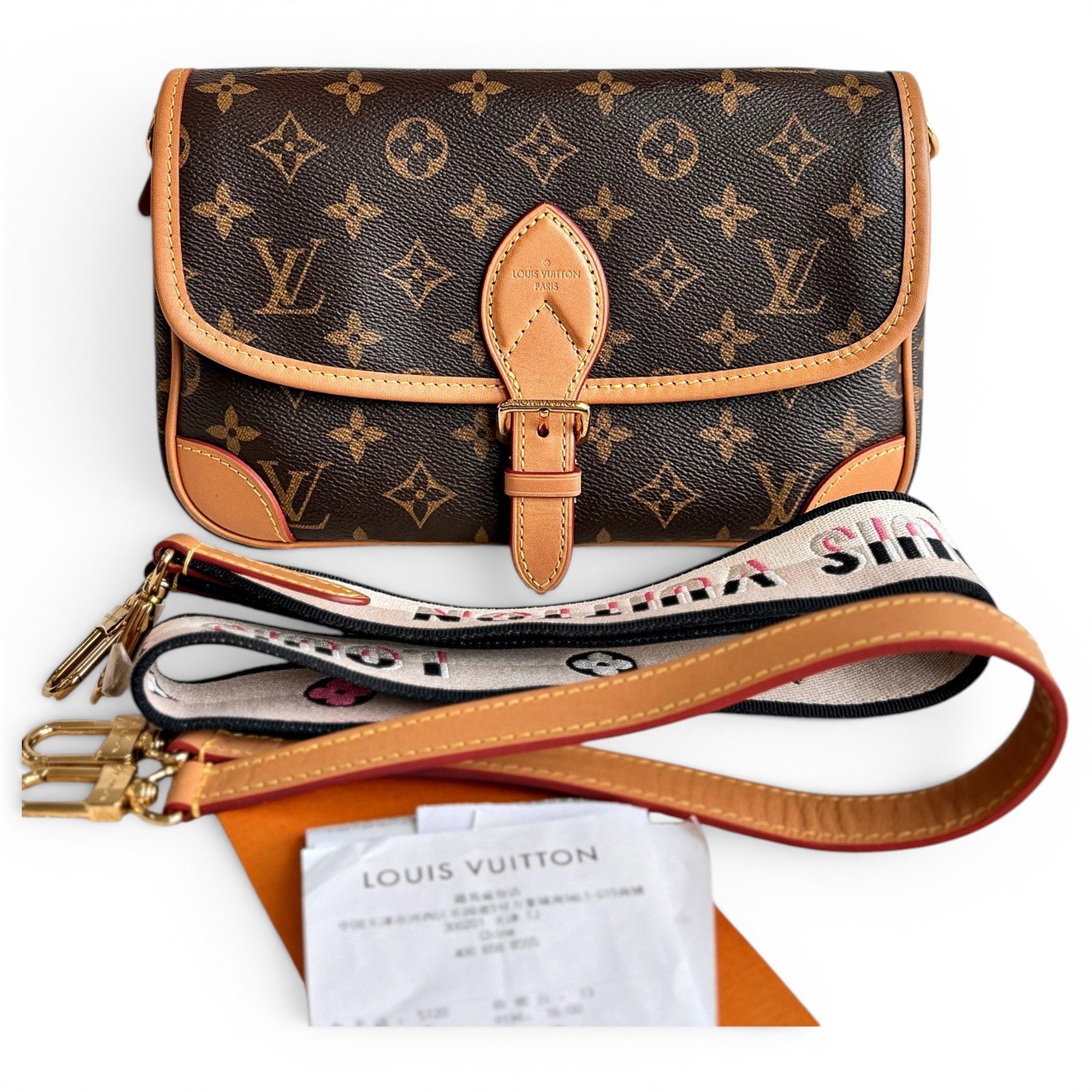 Diane leather crossbody bag