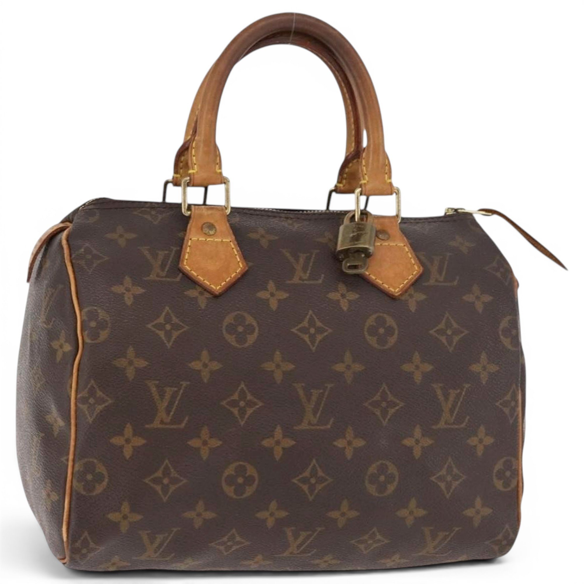 Speedy leather handbag