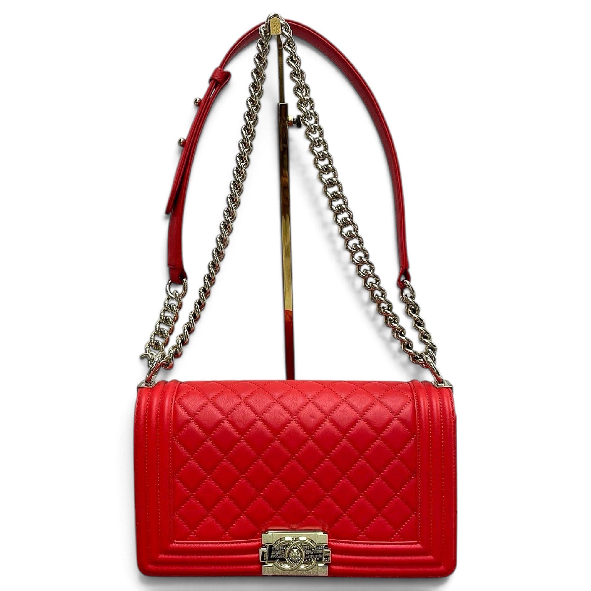 Boy leather crossbody bag