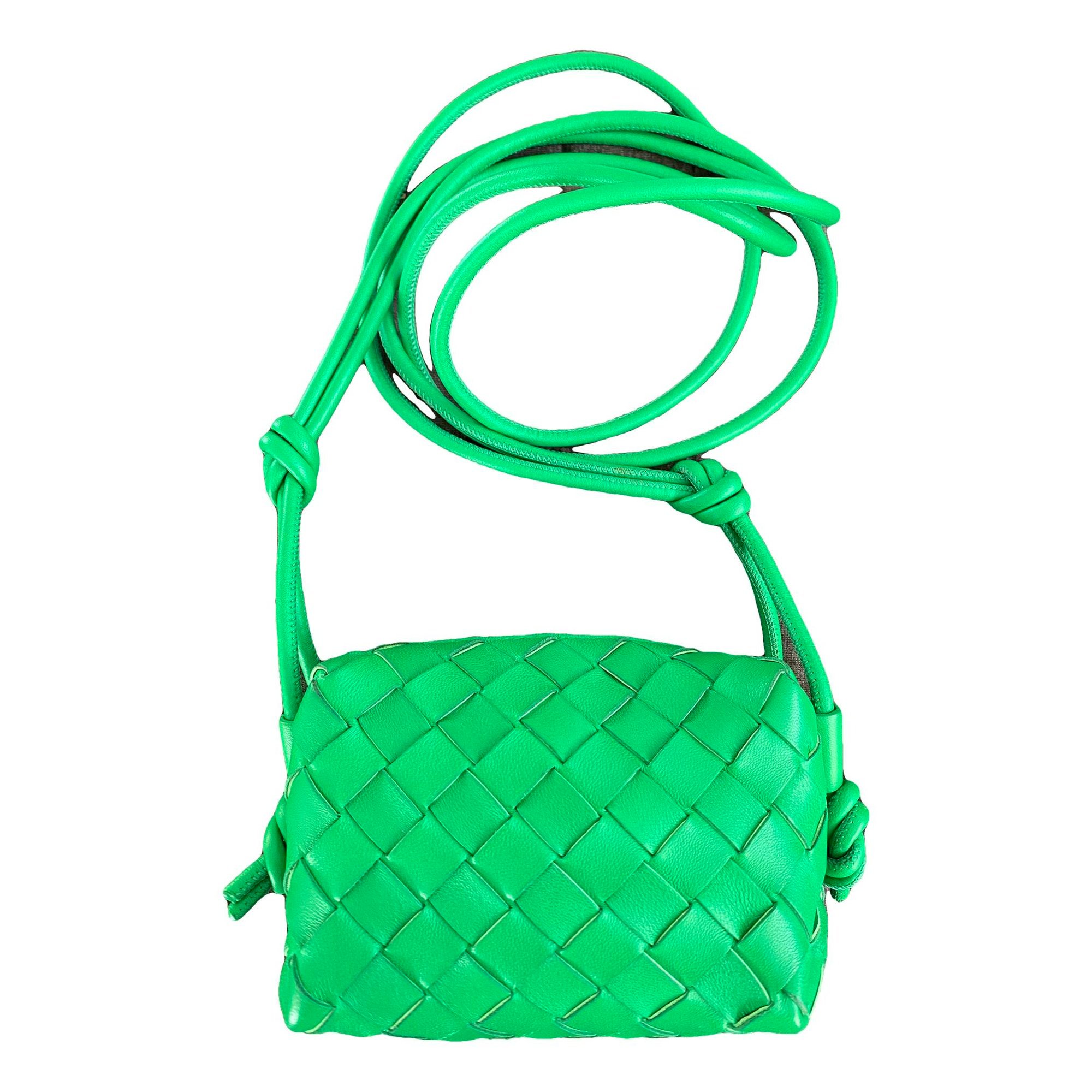 Loop leather crossbody bag