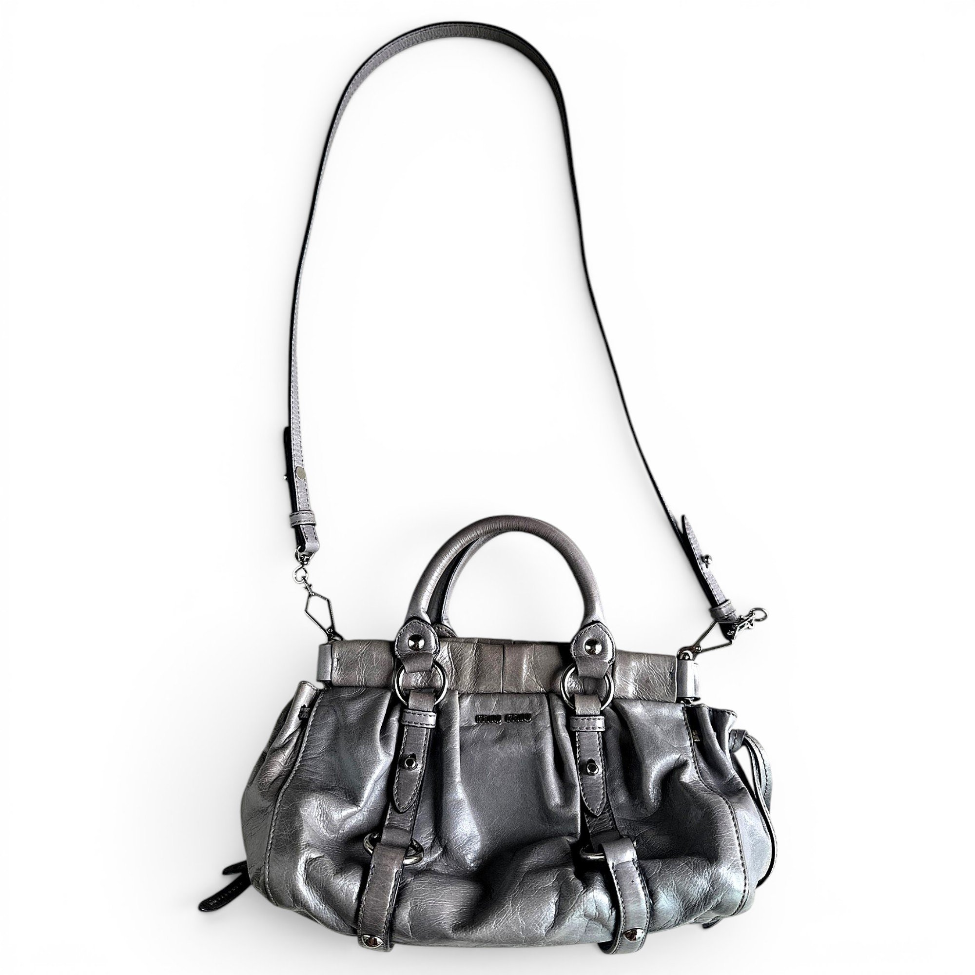 Vitello leather handbag