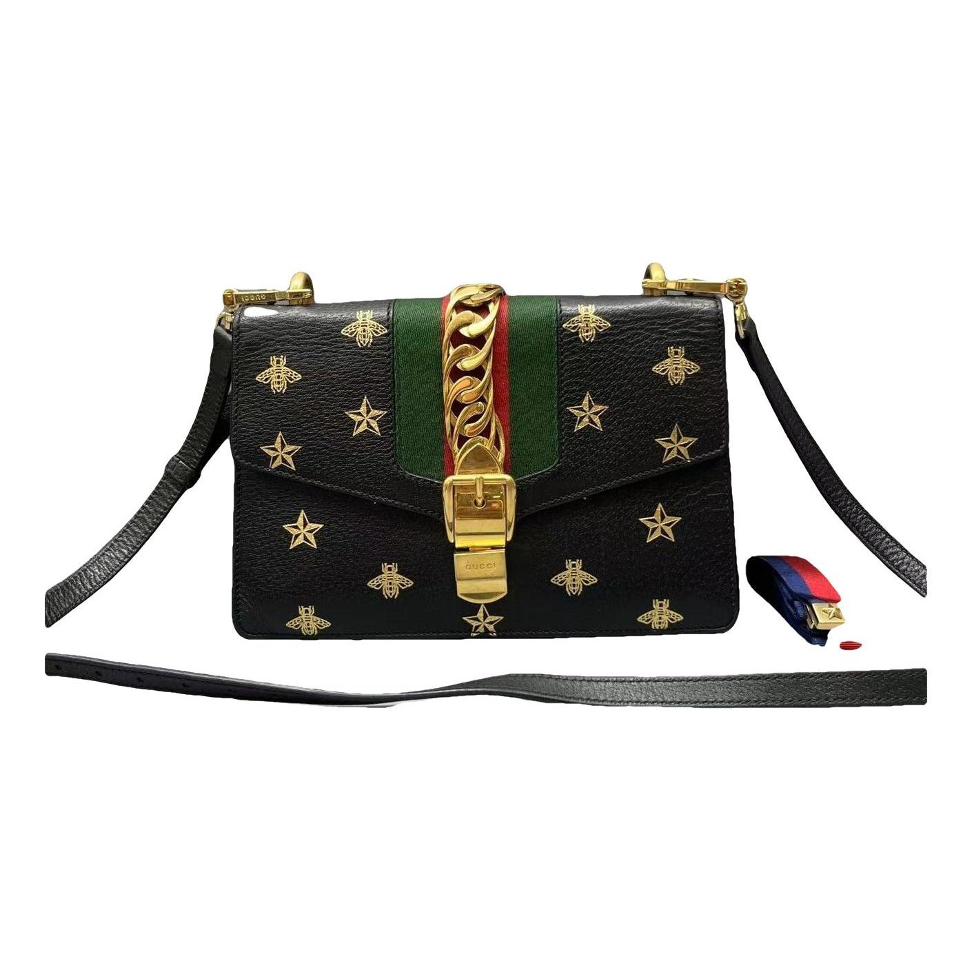 Sylvie Flap Chain leather handbag