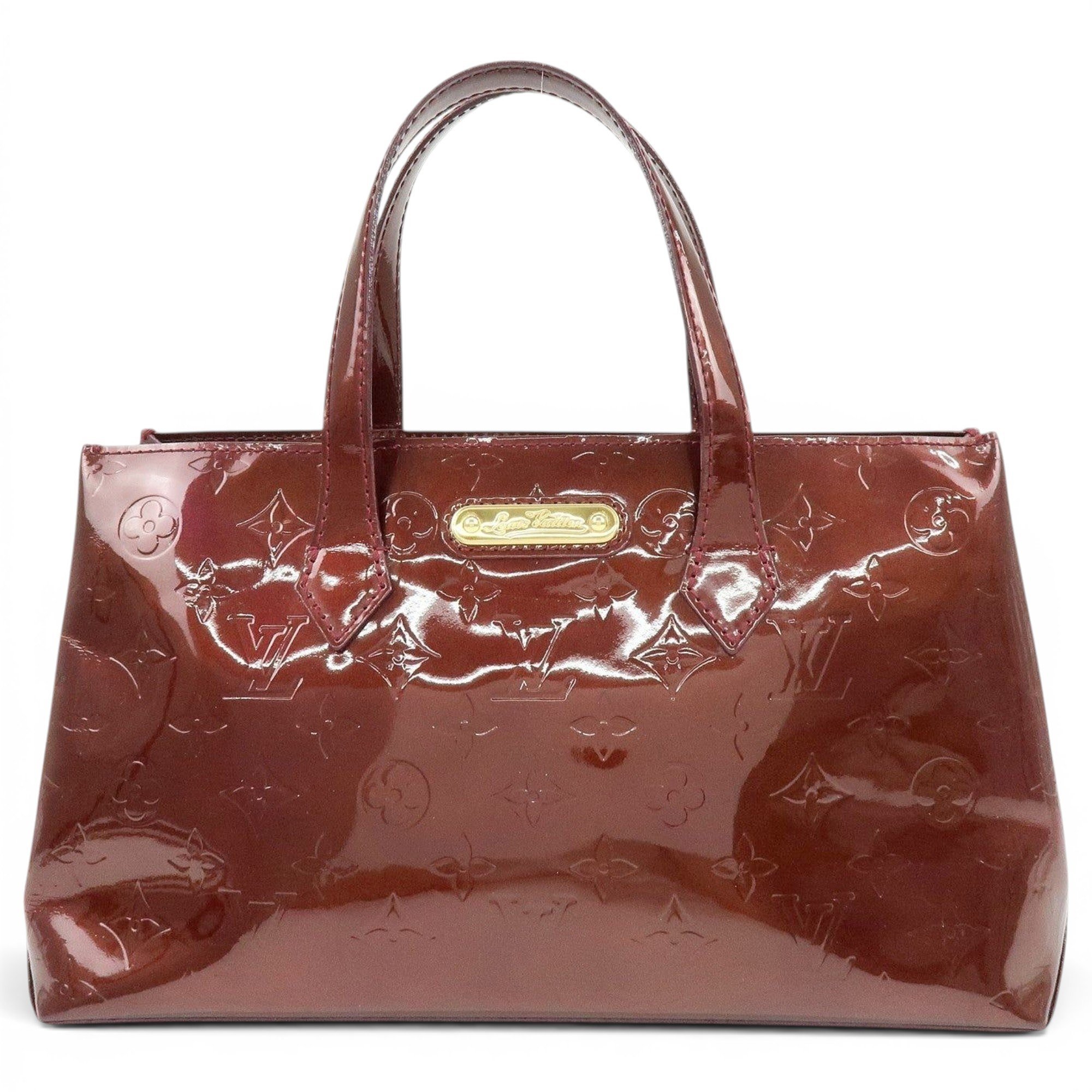 Wilshire patent leather handbag