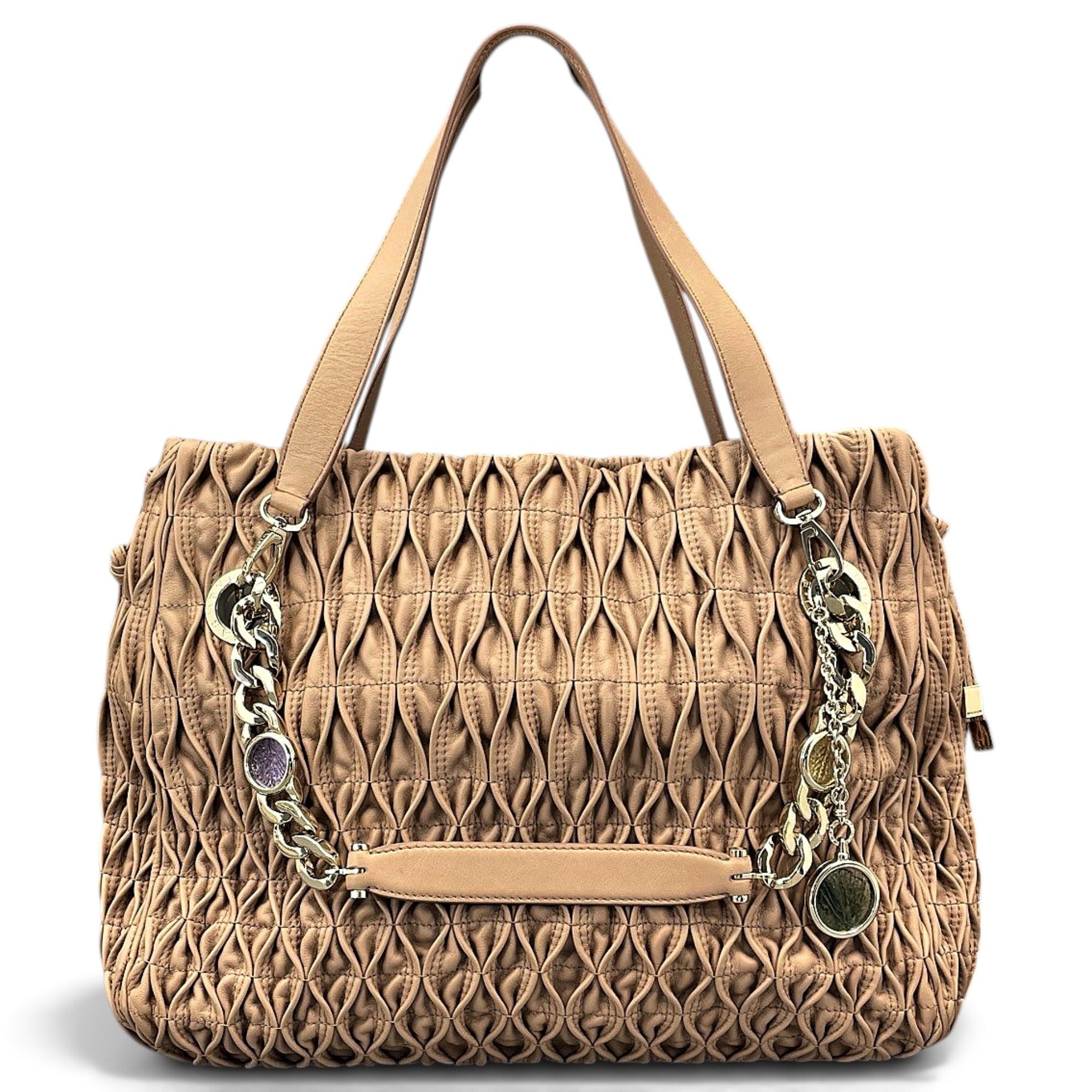 Leather handbag