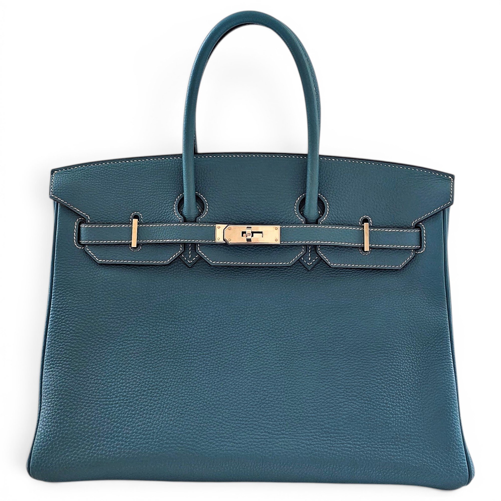 Birkin 25 leather handbag