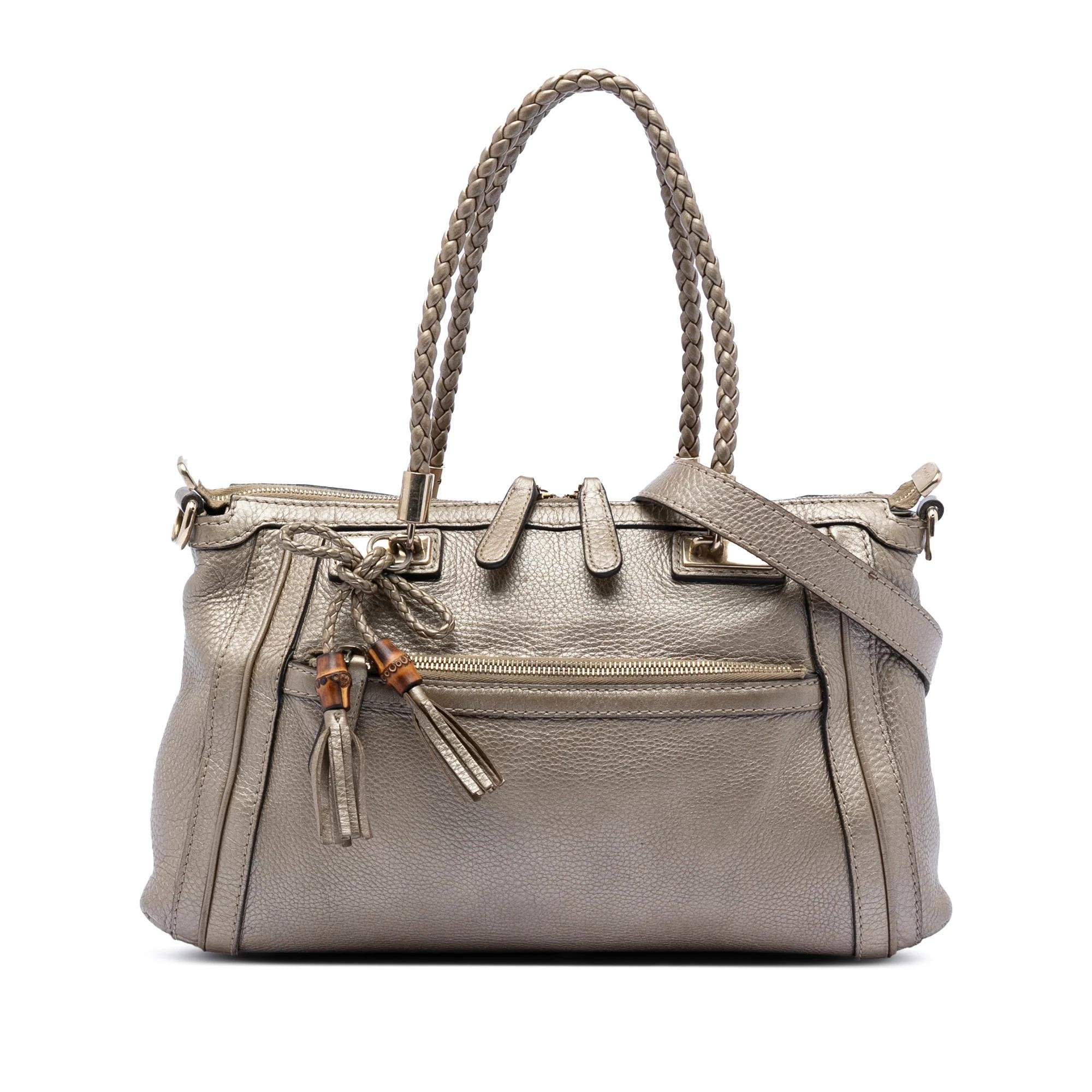 Bella leather satchel