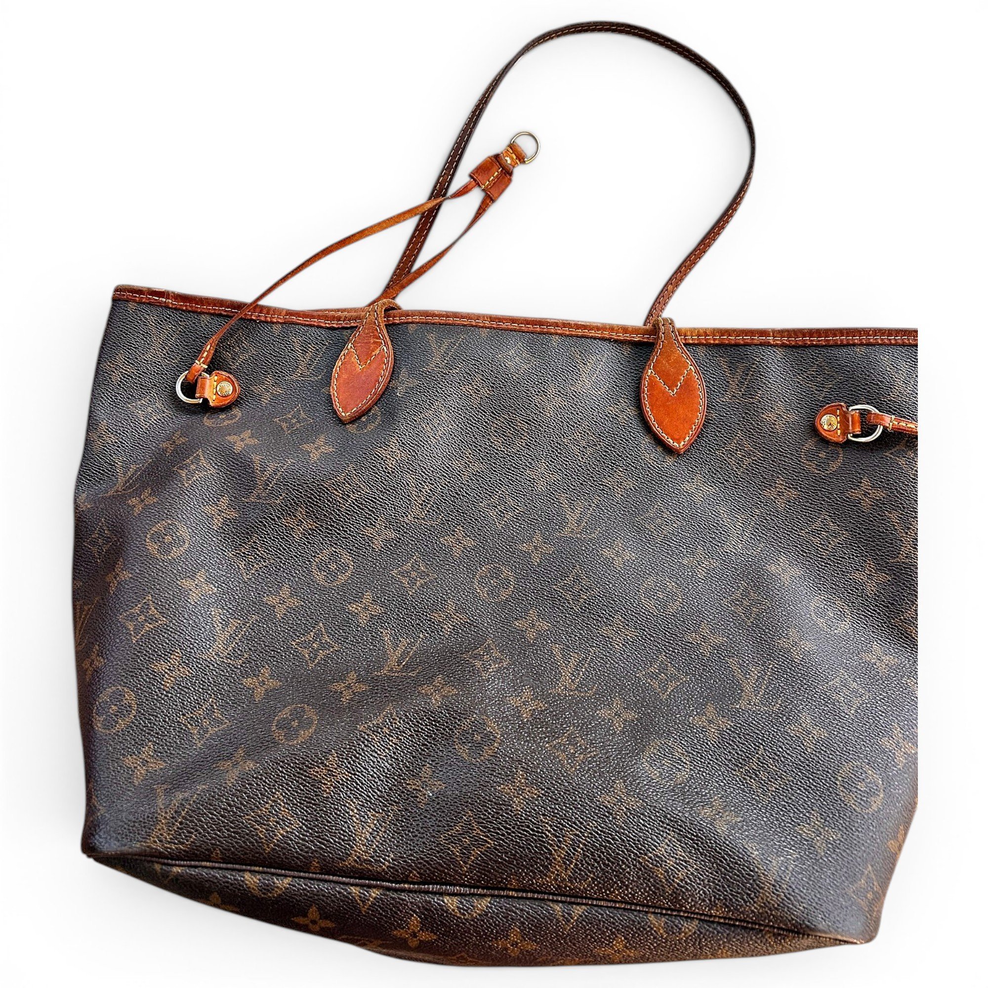 Neverfull leather tote
