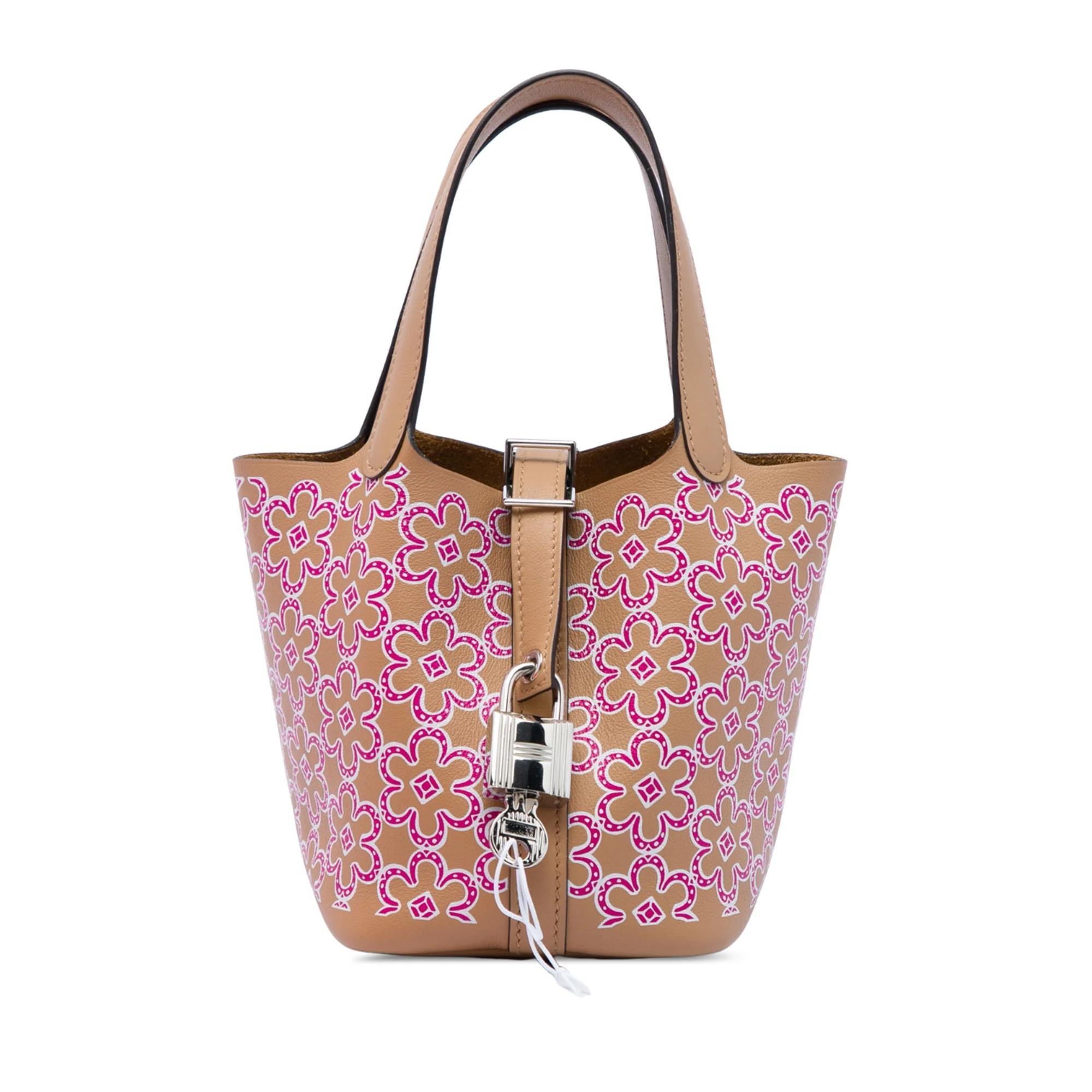 Picotin pony-style calfskin handbag