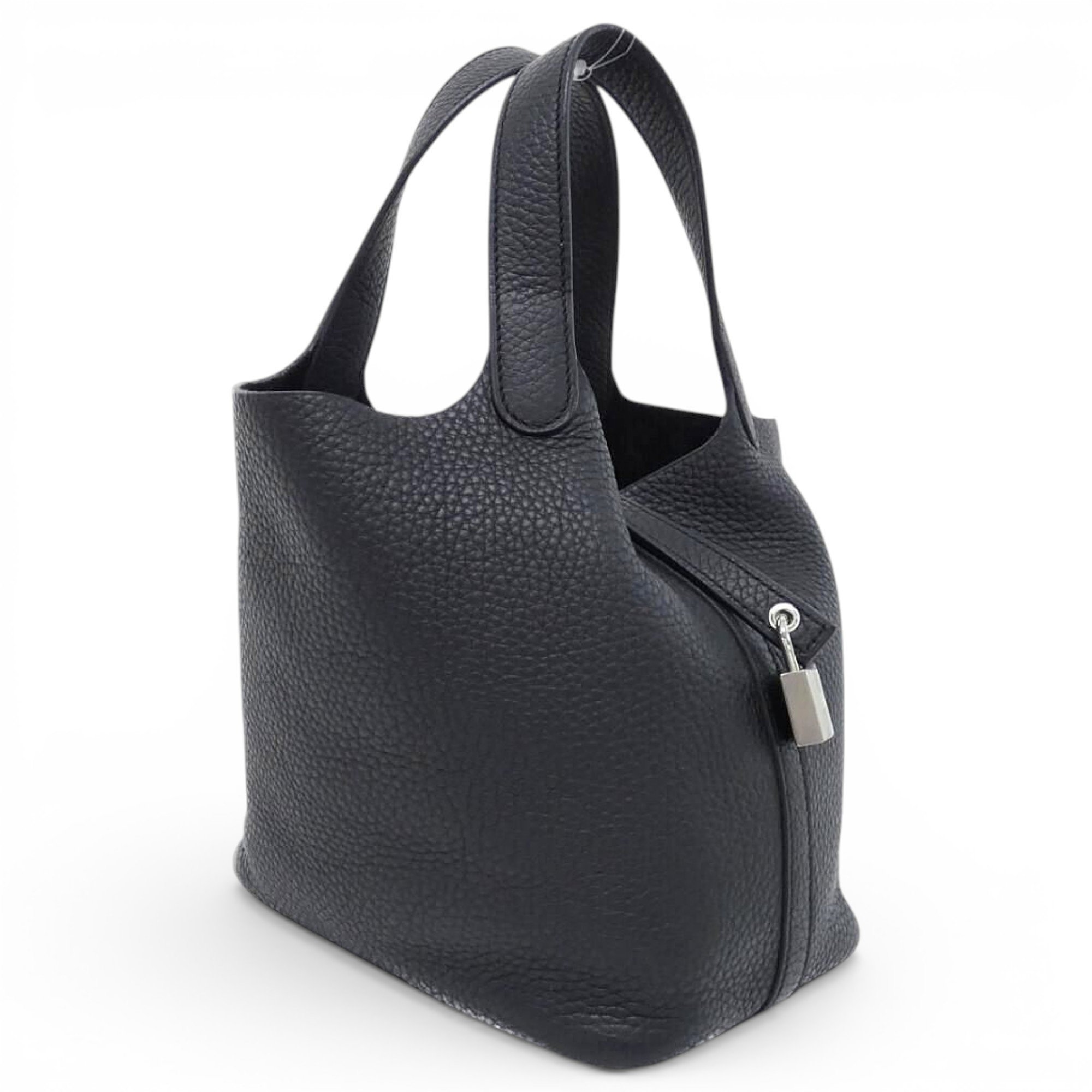 Picotin leather handbag