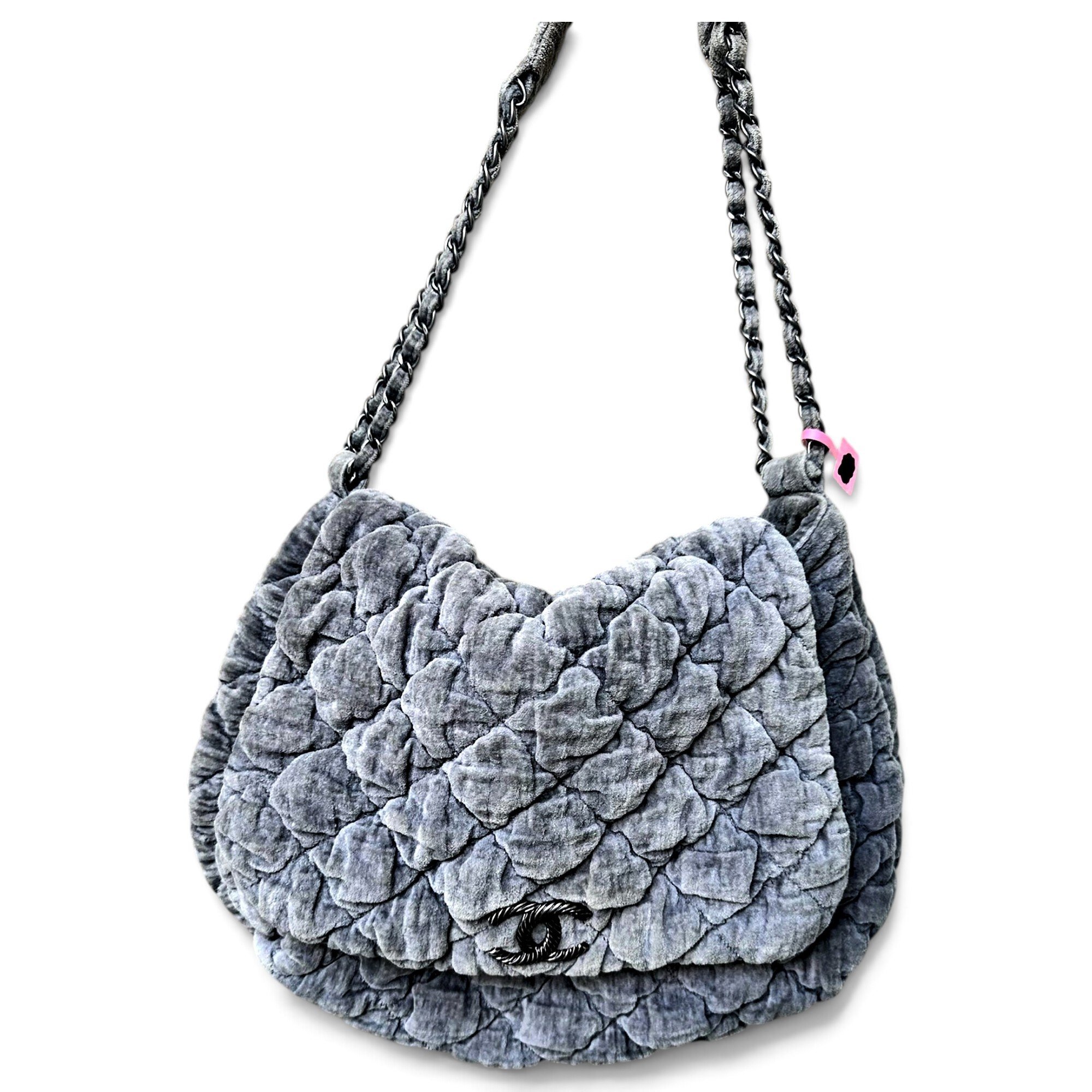 Velvet crossbody bag